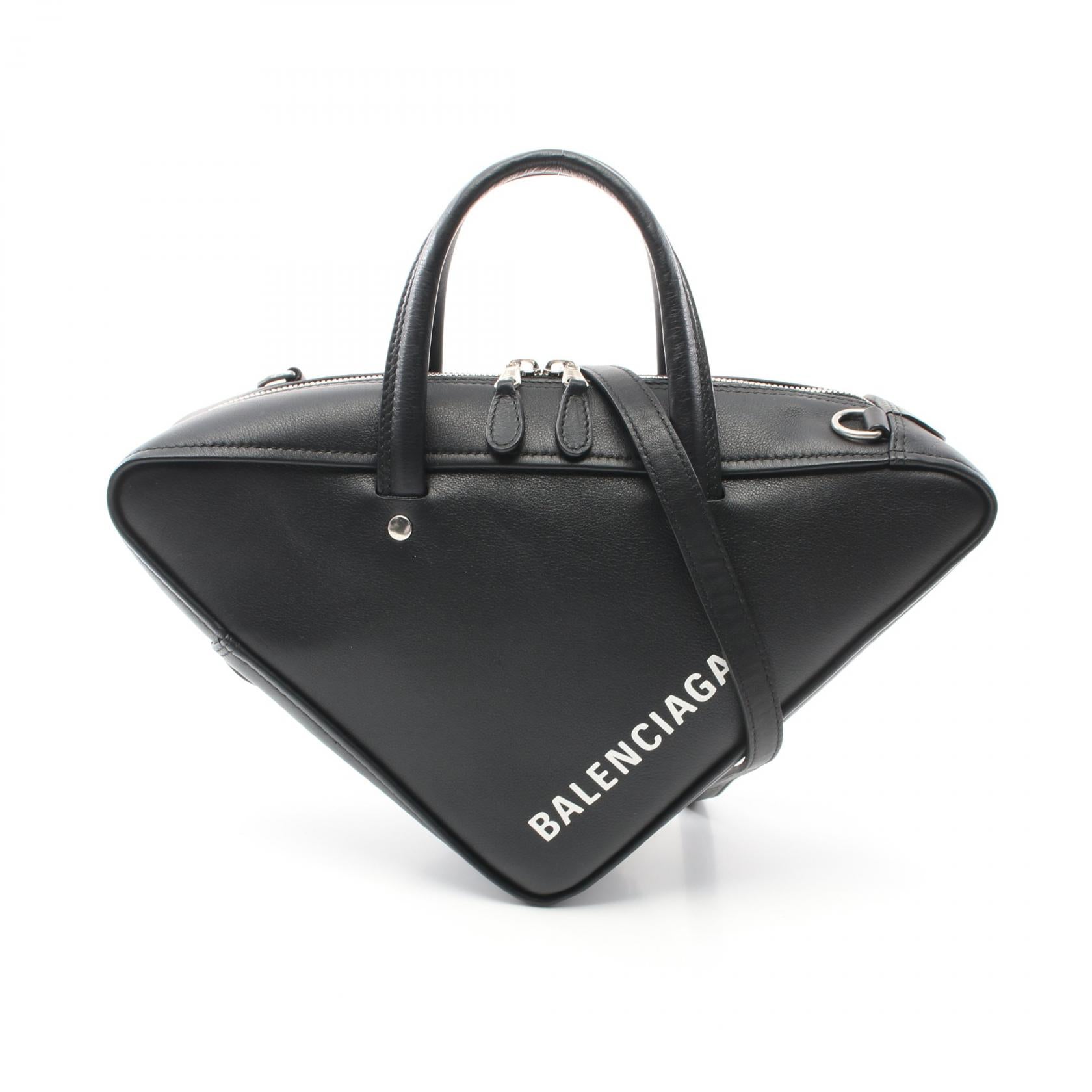 Balenciaga Leather Triangle Duffle S Handbag