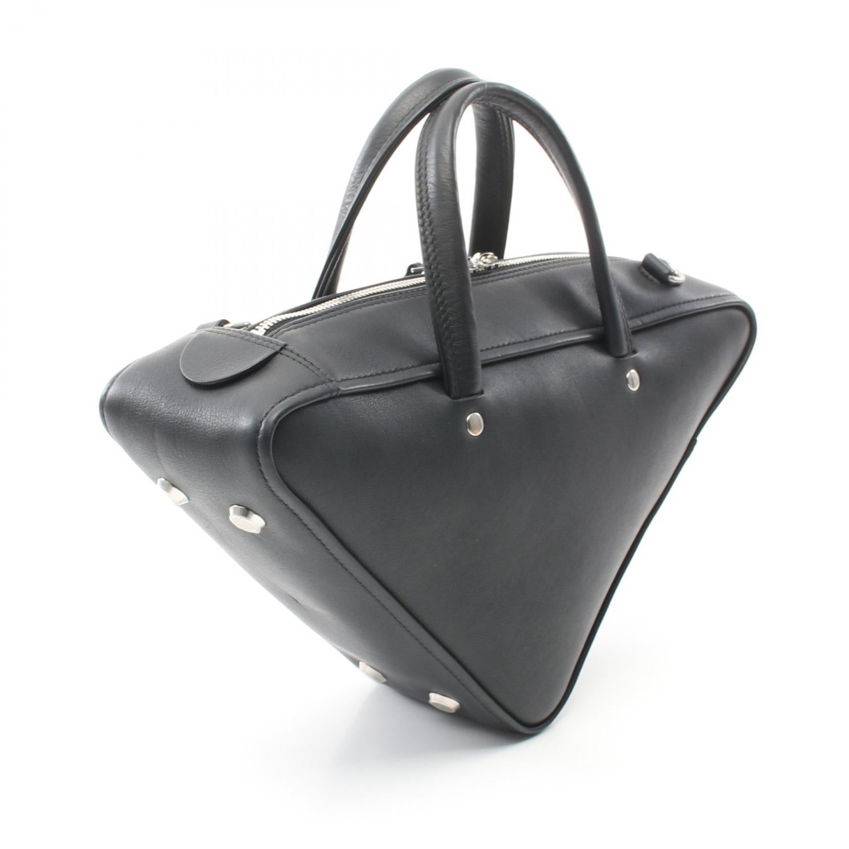 Balenciaga Leather Triangle Duffle S Handbag