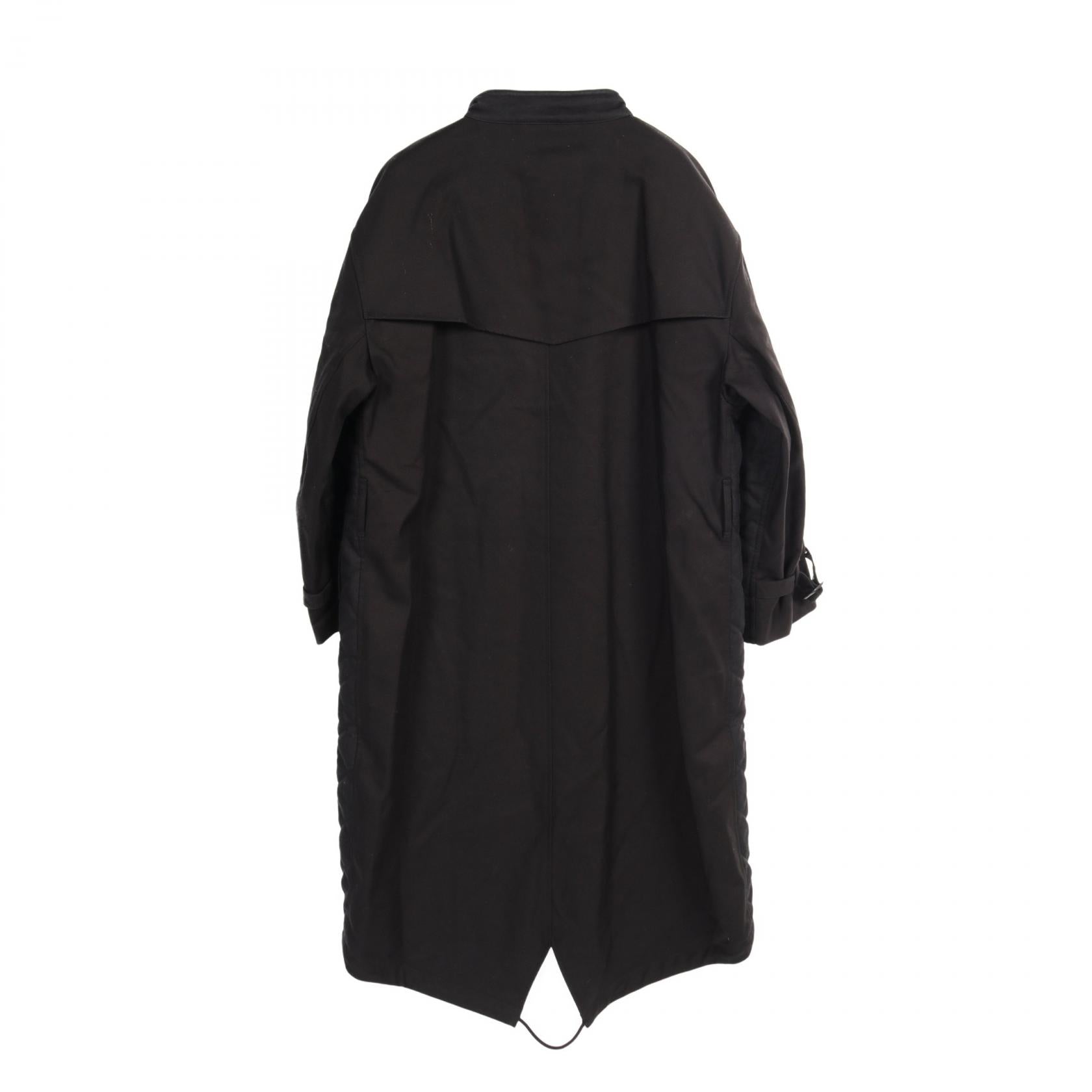 Burberry Black Linen Cotton Outerwear Women