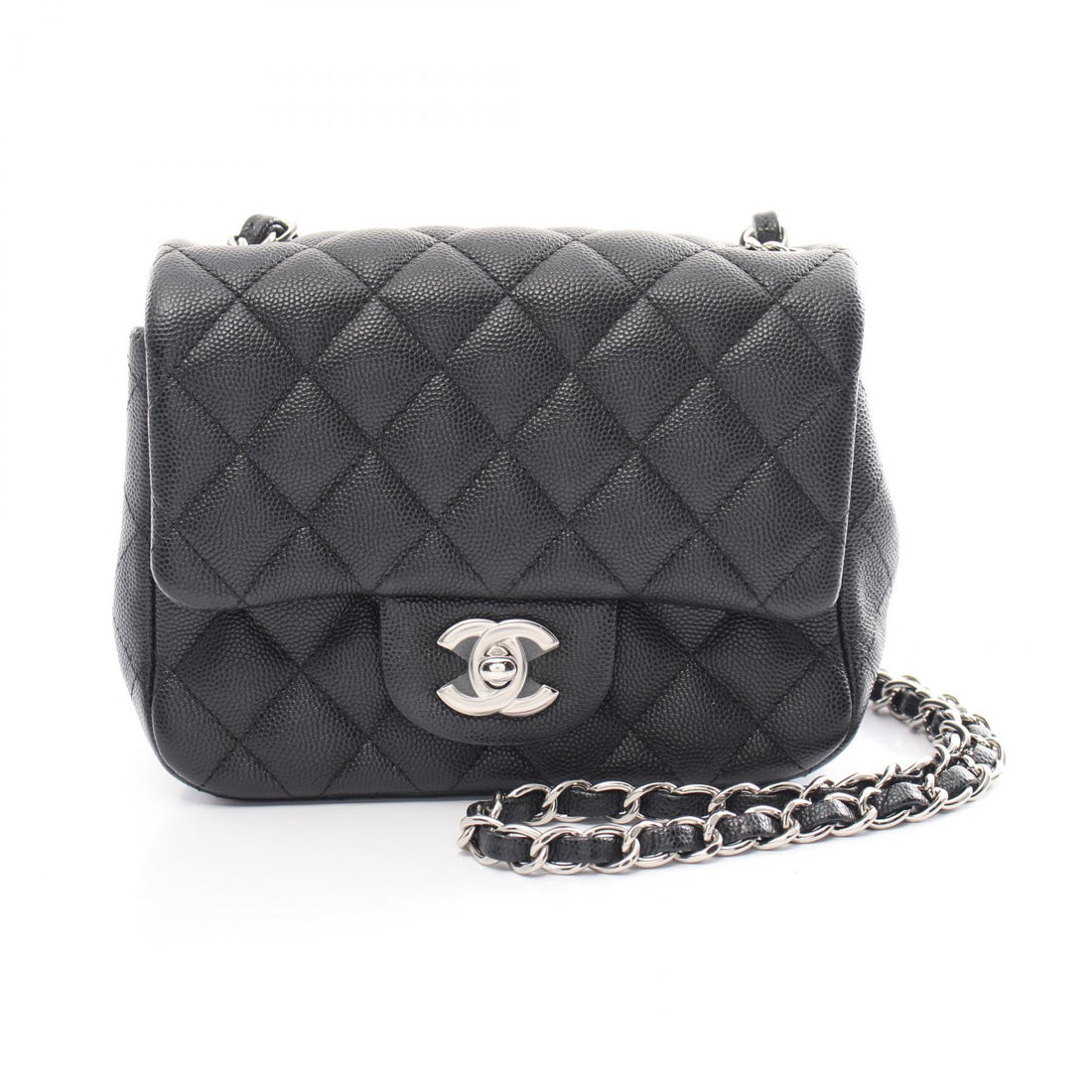 Chanel Mini Matelasse Shoulder Bag Black