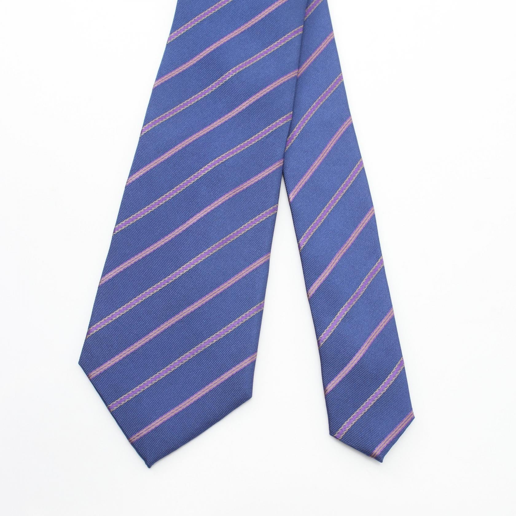 Emanuel Ungaro Silk Tie Navy Multicolor