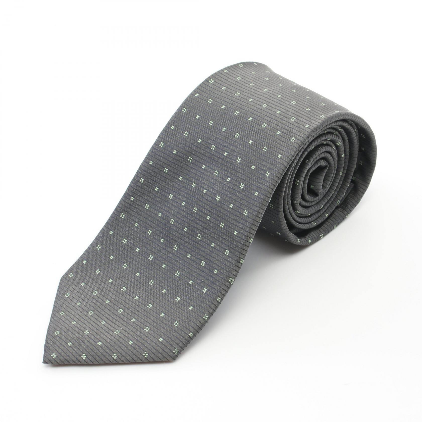 Emanuel Ungaro Silk Tie Gray/Green