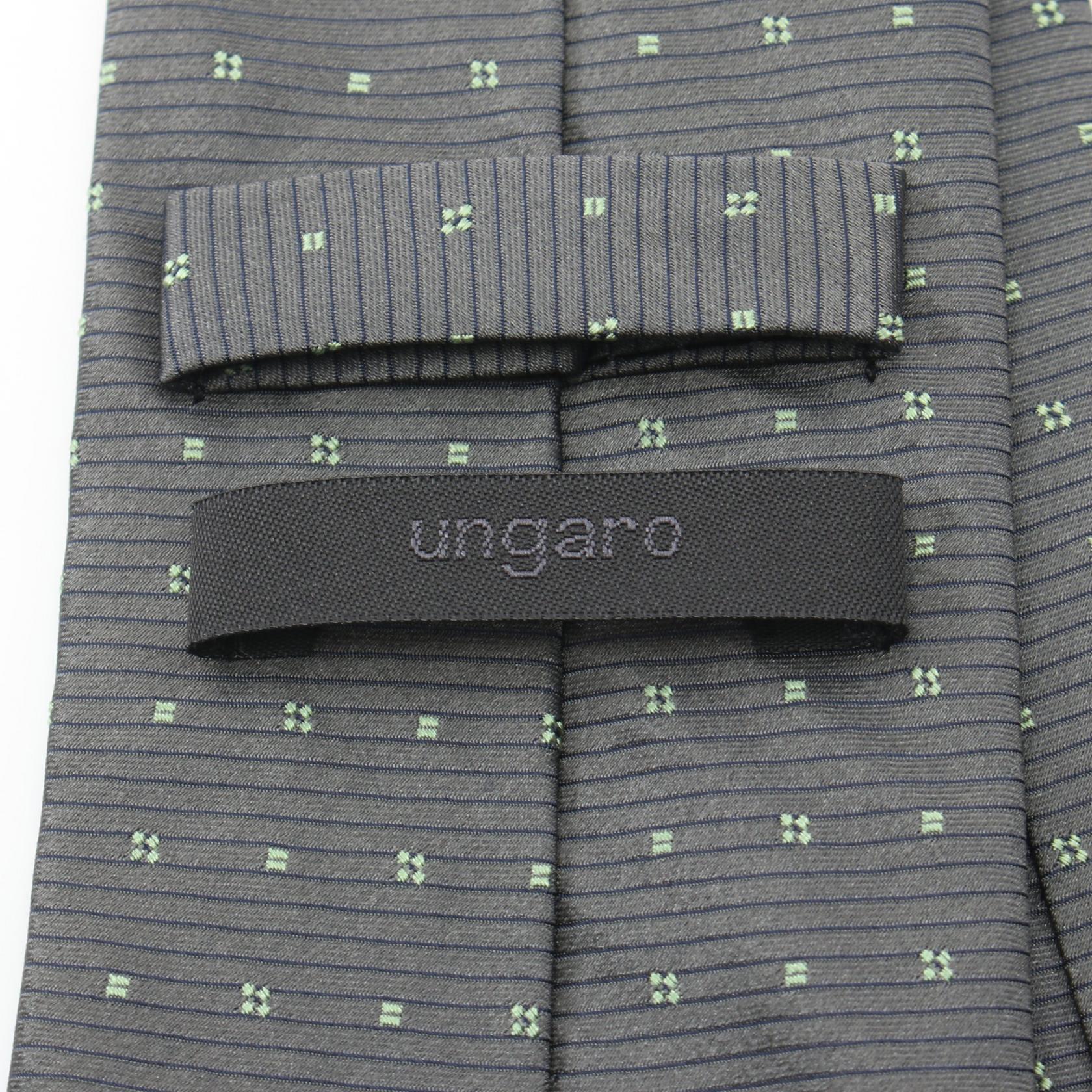 Emanuel Ungaro Silk Tie Gray/Green