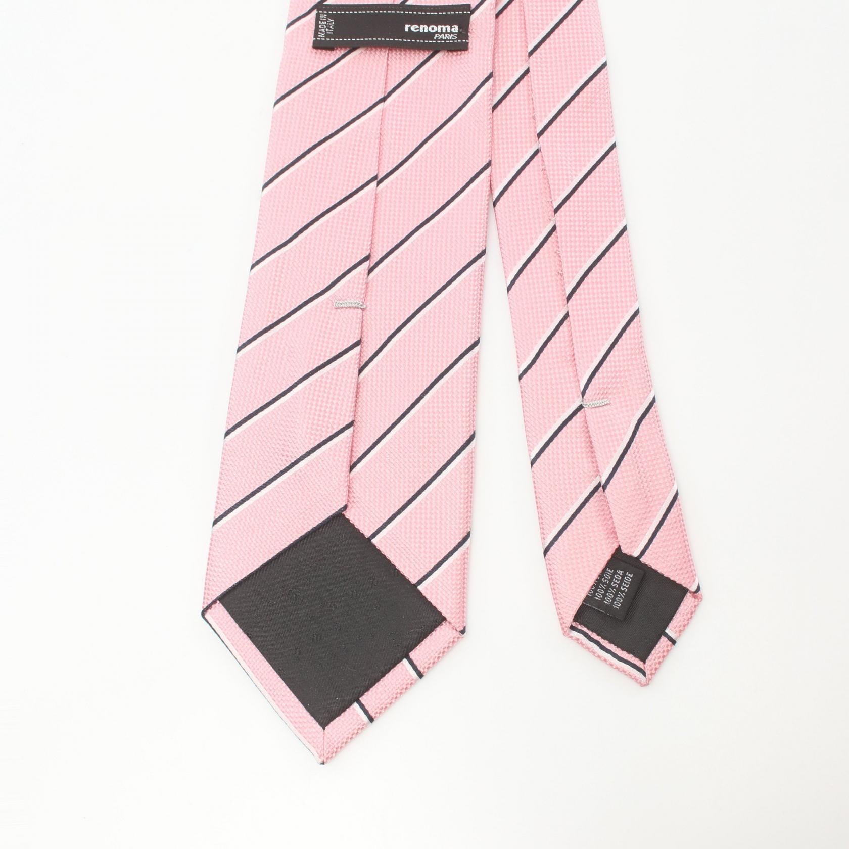 Renoma Silk Necktie for Men, Pink