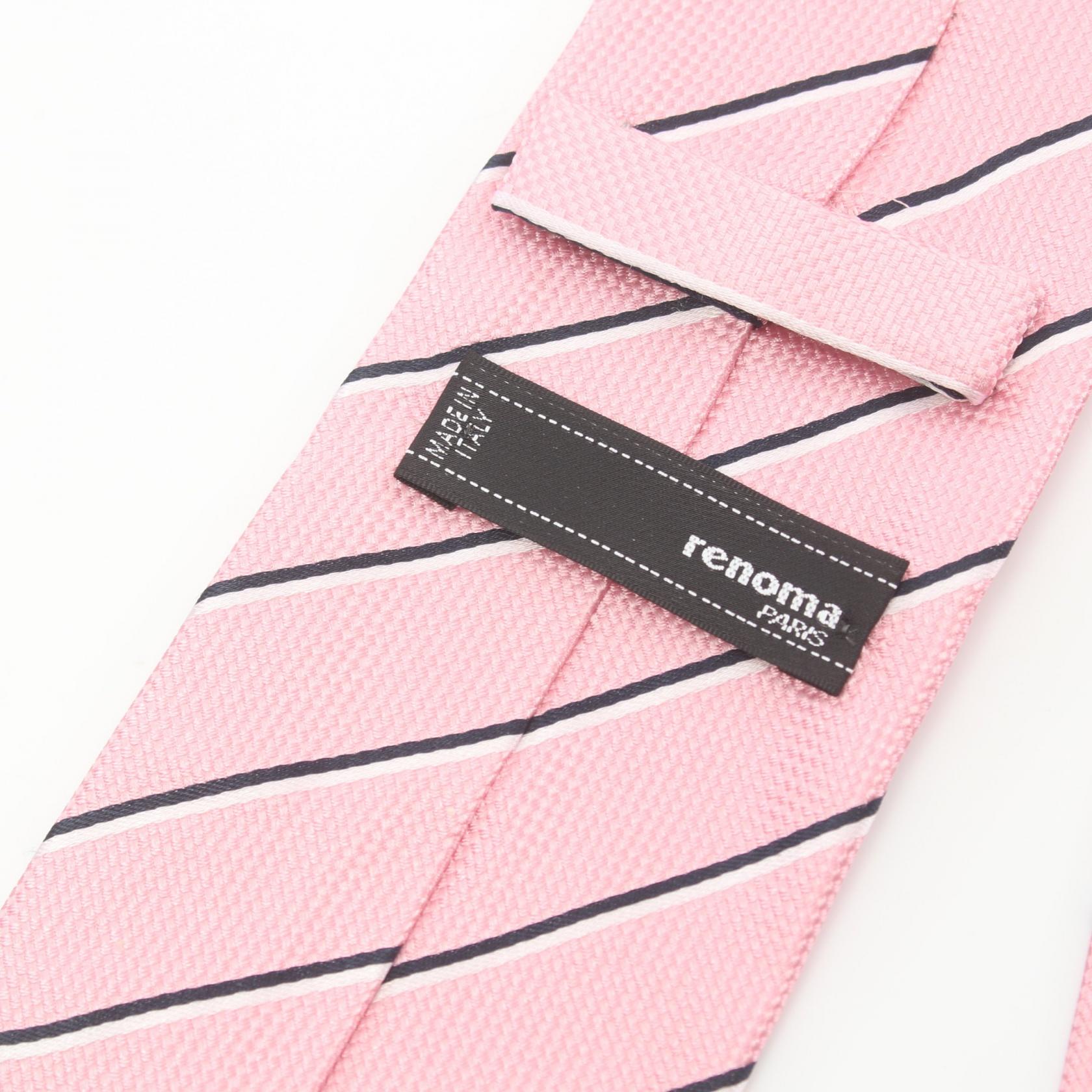 Renoma Silk Necktie for Men, Pink