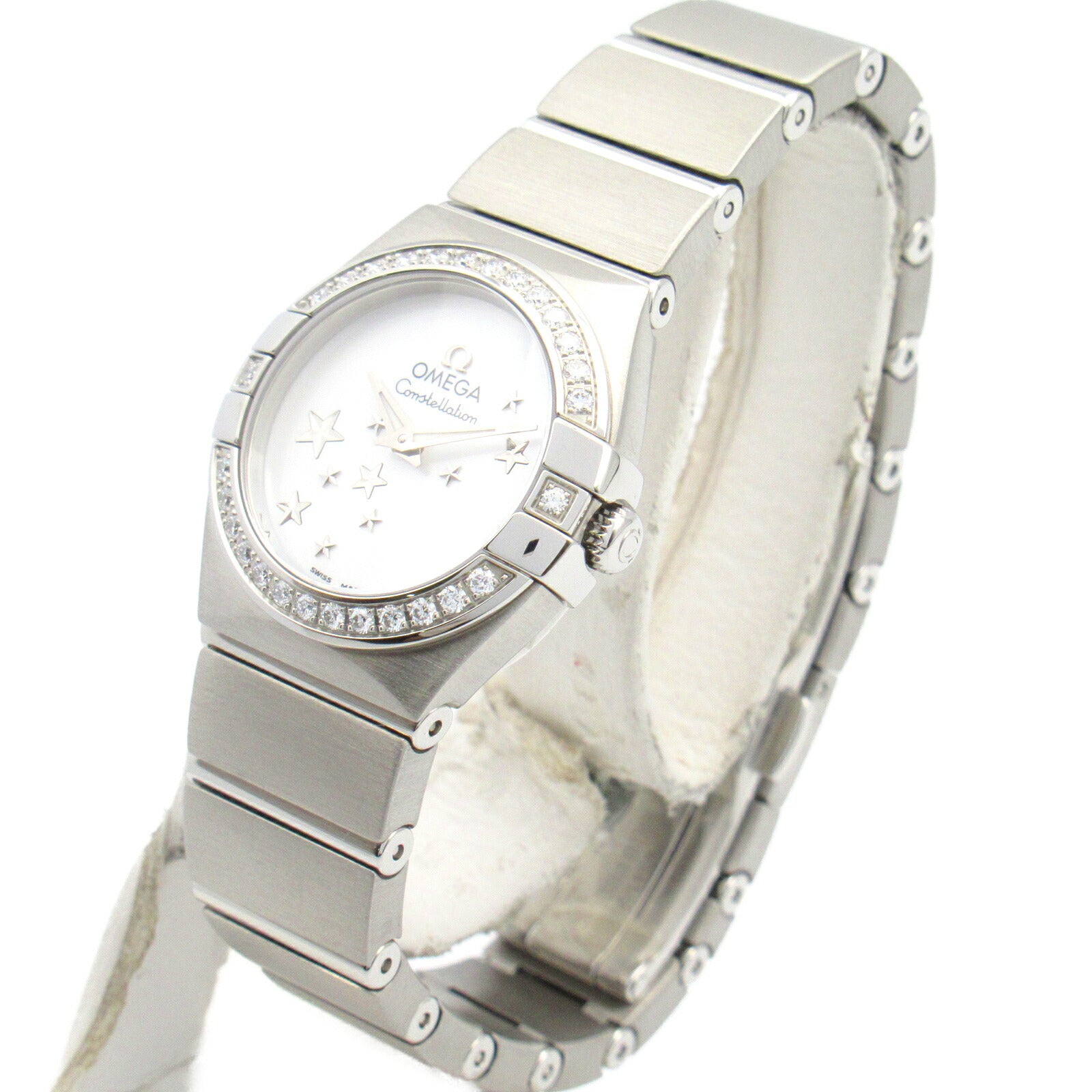 Omega Constellation Diamond Bezel Watch 123.15.24.60.05.003