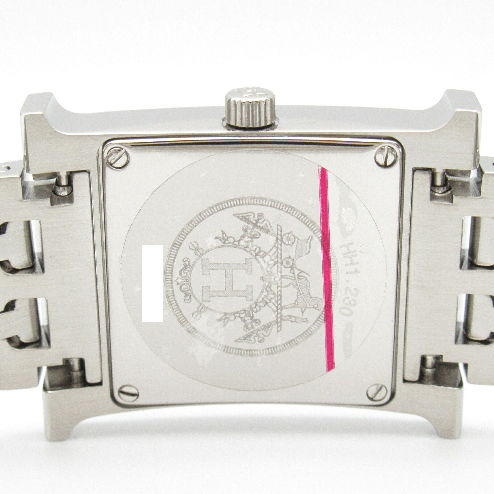 Hermes H Watch Diamond Bezel Stainless Steel