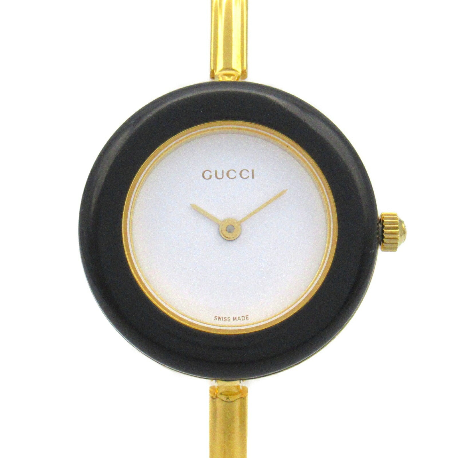 Gucci Gold Plated Change Bezel Watch