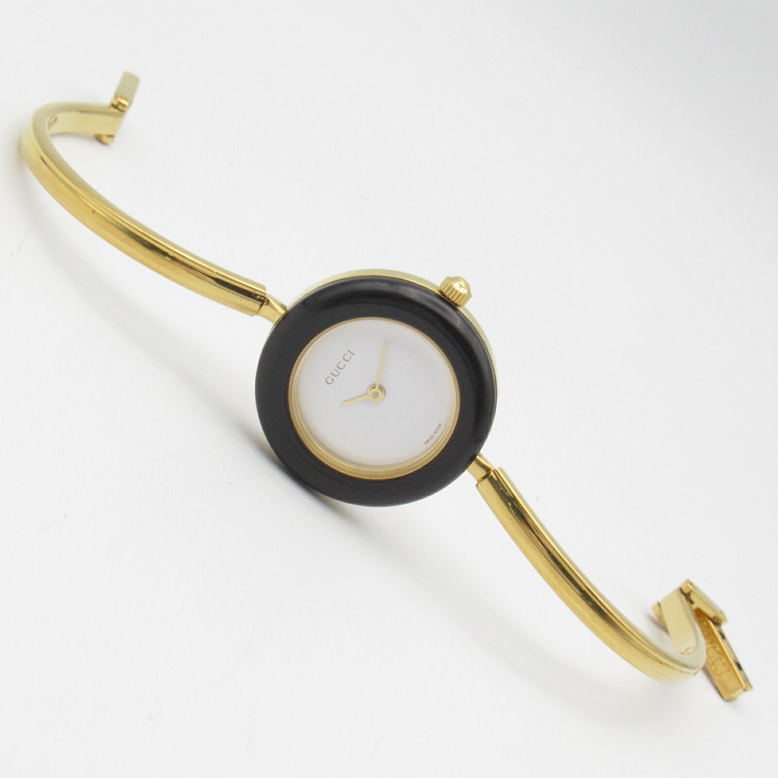 Gucci Gold Plated Change Bezel Watch