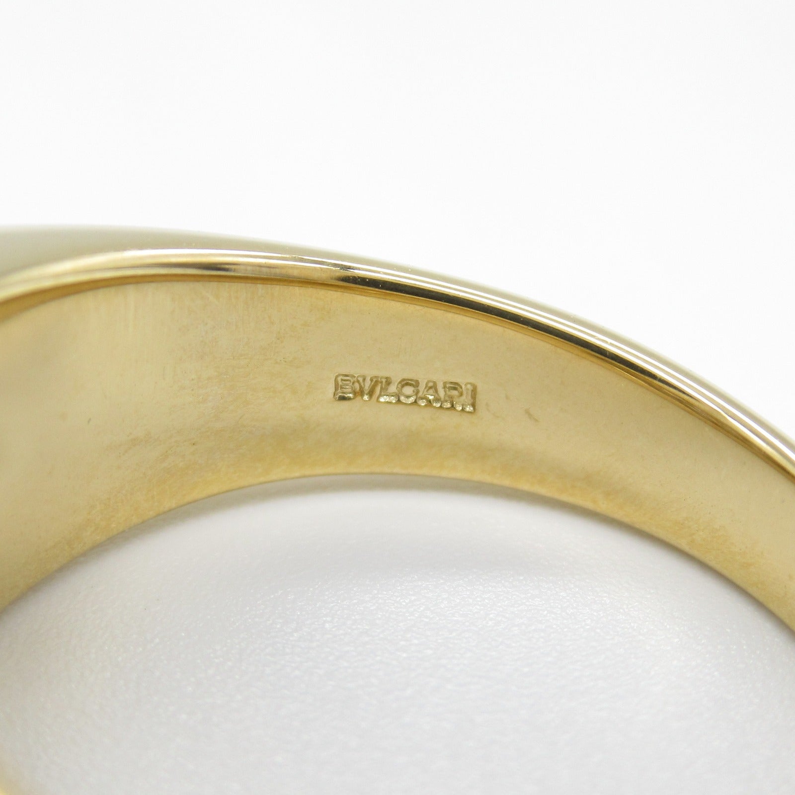 Bvlgari K18 Yellow Gold Diamond Ring