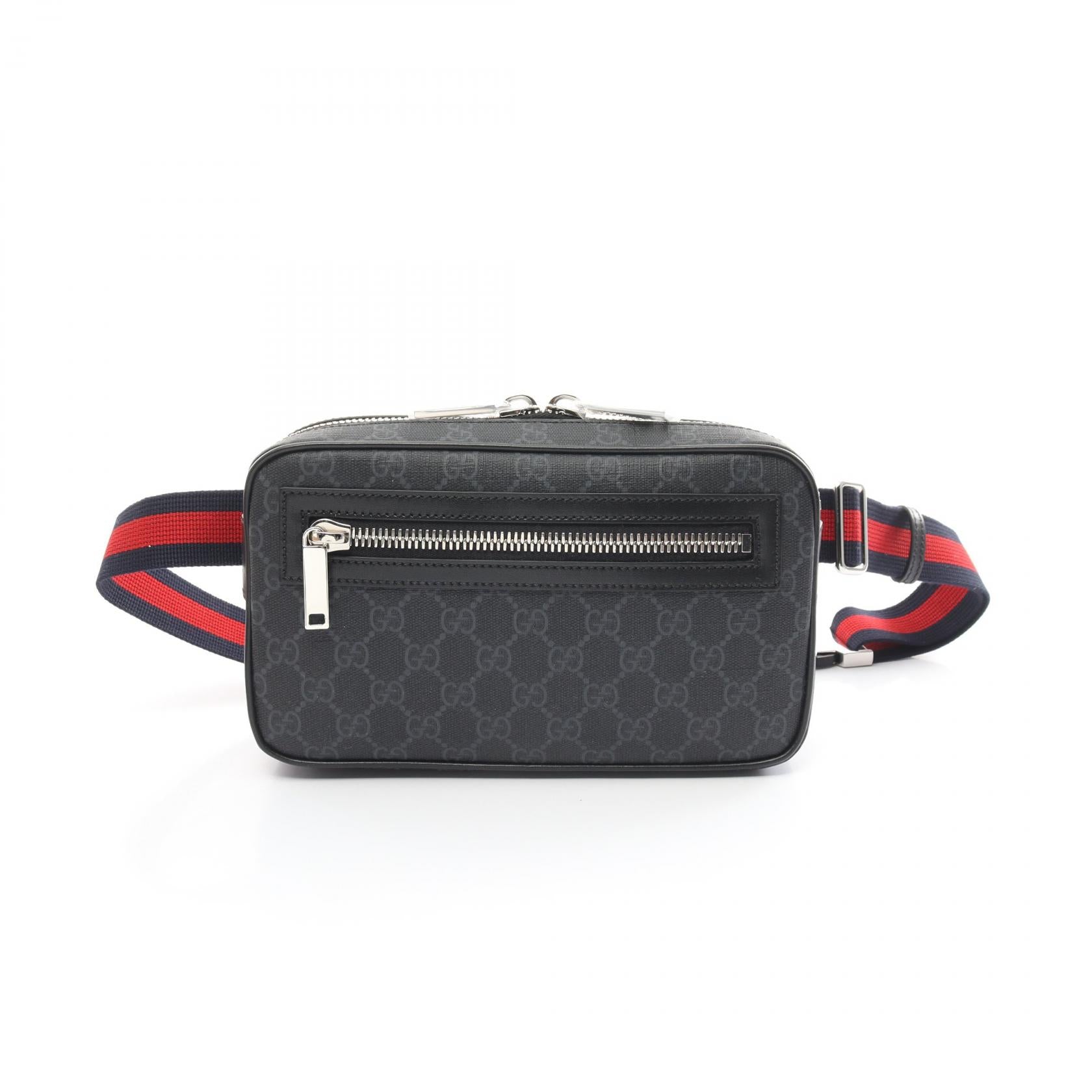 Gucci GG Supreme Belt Bag PVC Canvas Leather