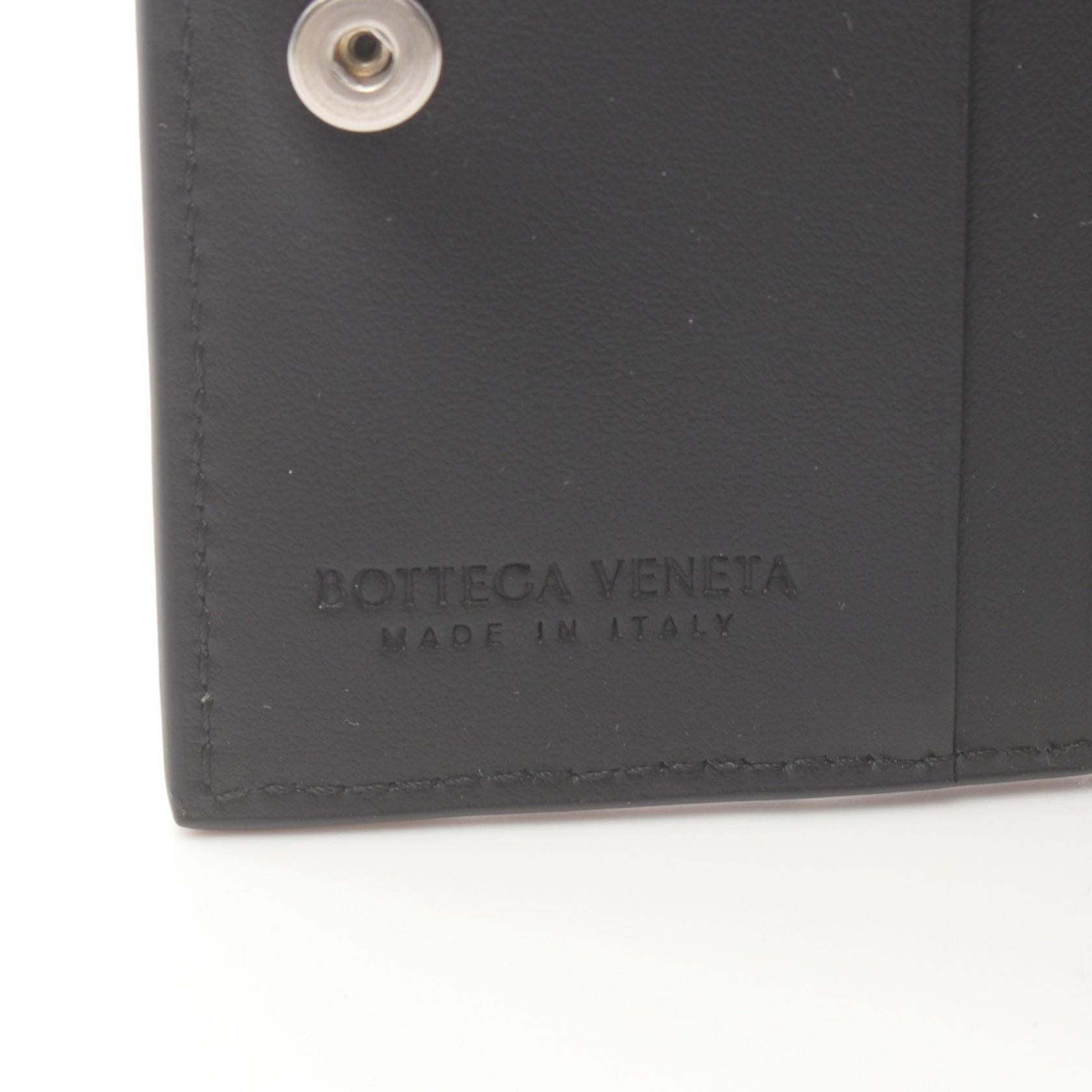 Bottega Veneta Leather Intrecciato Bifold Wallet