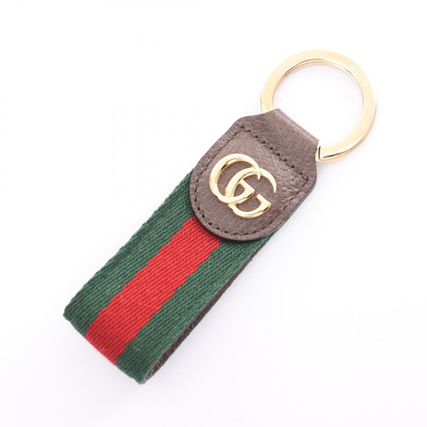 Gucci Ophidia Key Holder Leather Canvas