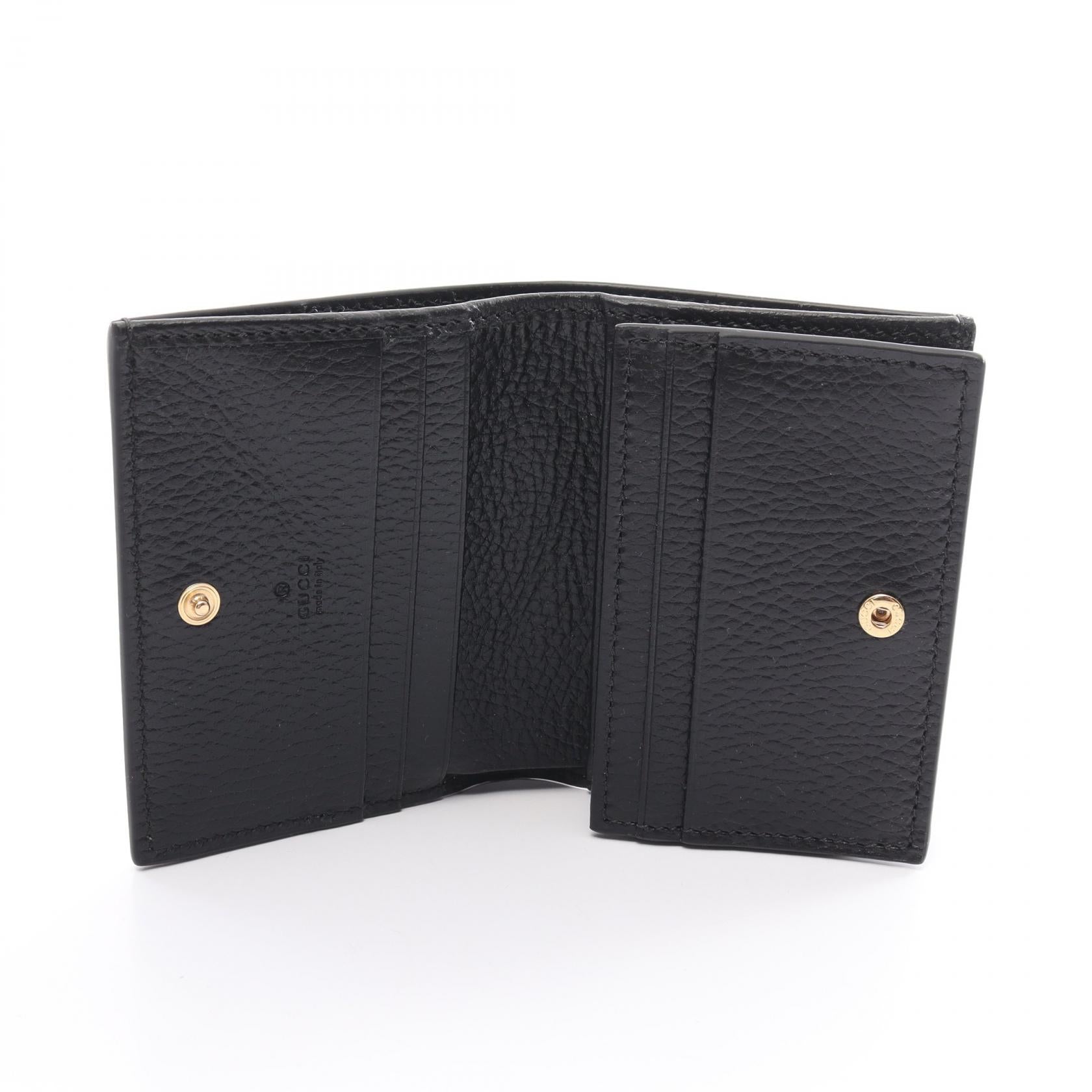 Gucci GG Marmont Supreme Bifold Wallet Leather