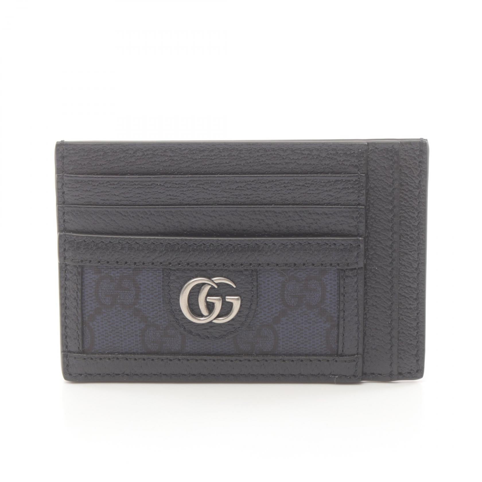 Gucci Ophidia GG Supreme Card Case Leather PVC