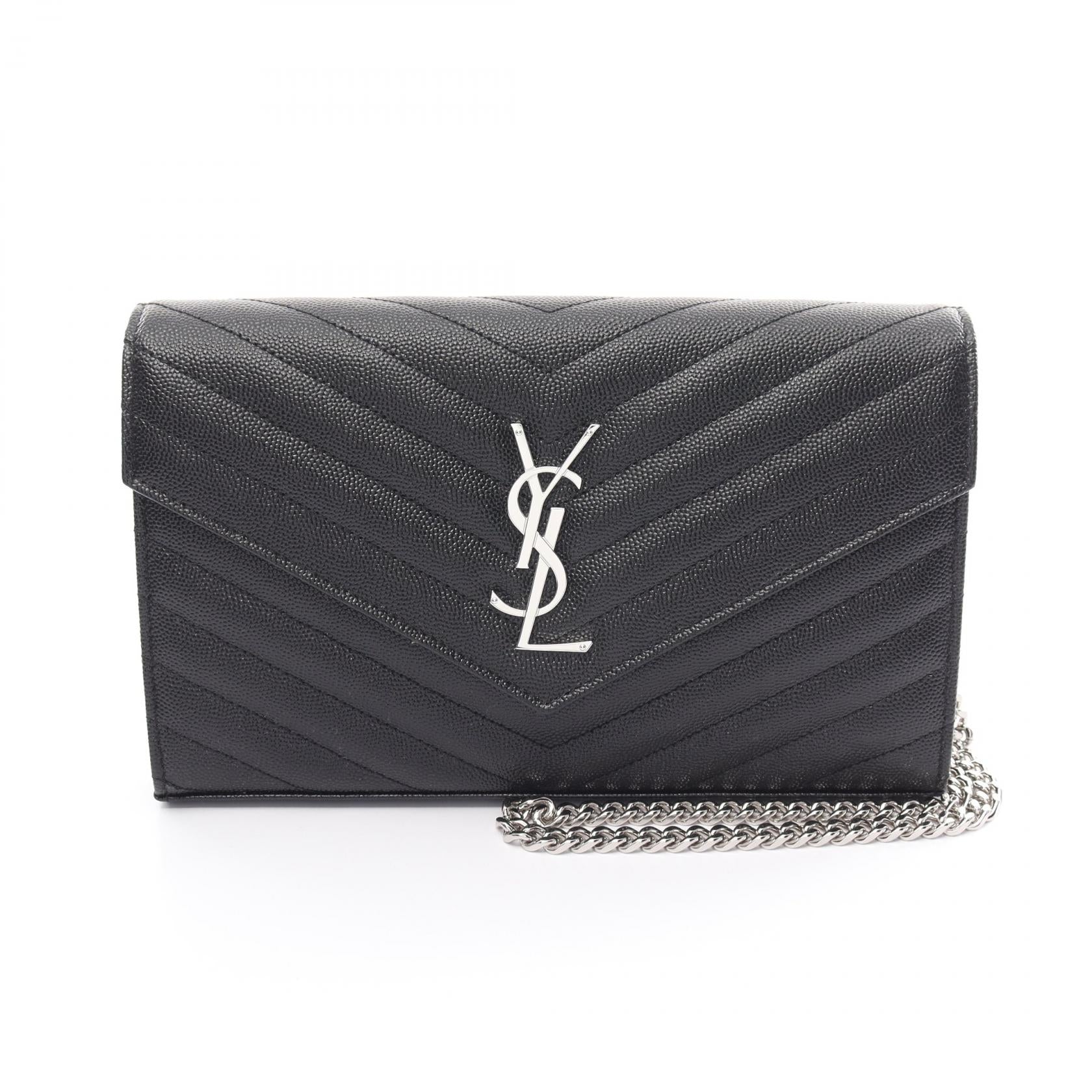 Saint Laurent Cassandra Leather Shoulder Bag