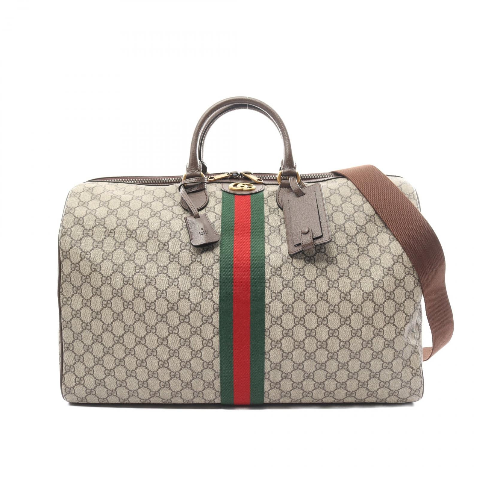 Gucci GG Supreme Boston Bag PVC Leather