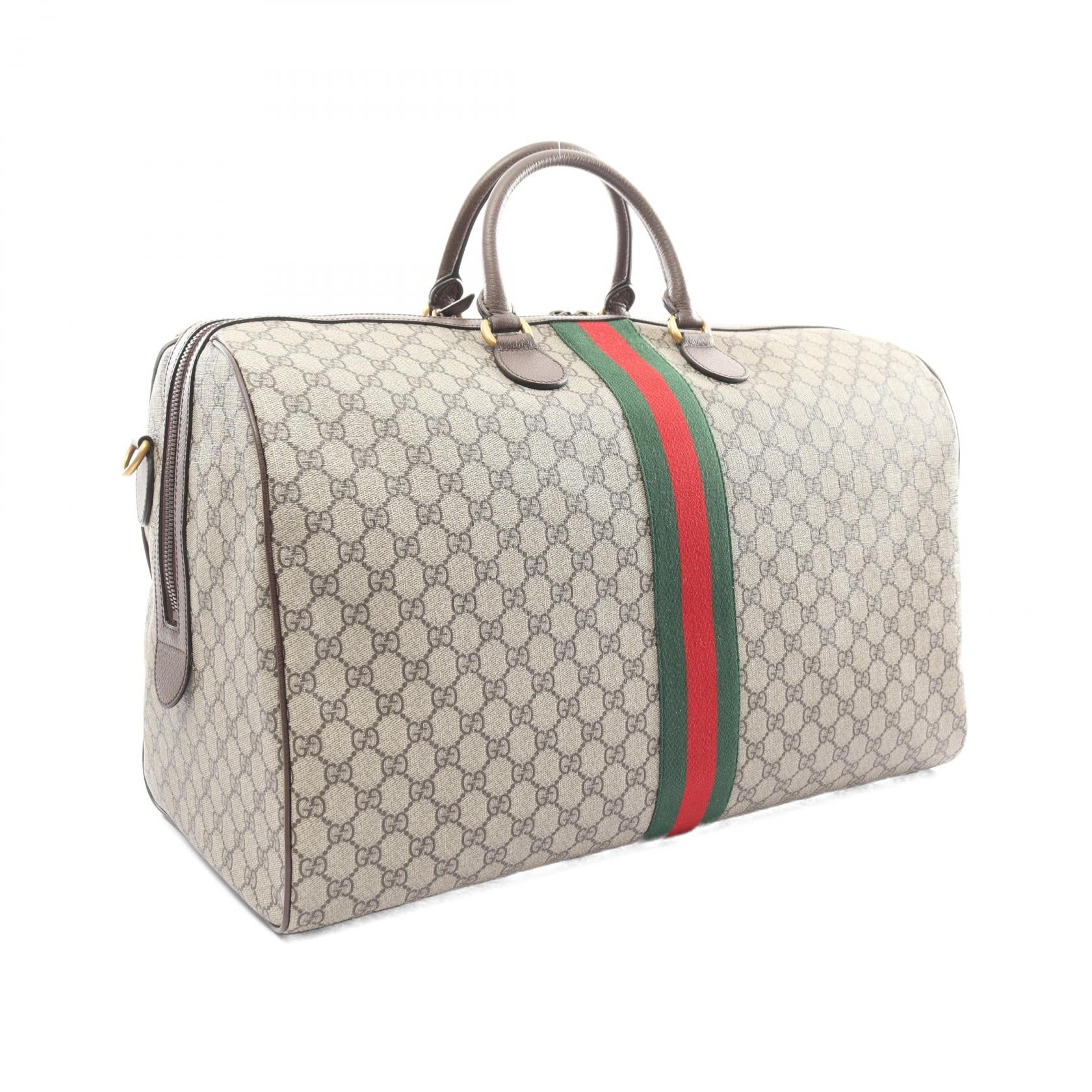 Gucci GG Supreme Boston Bag PVC Leather