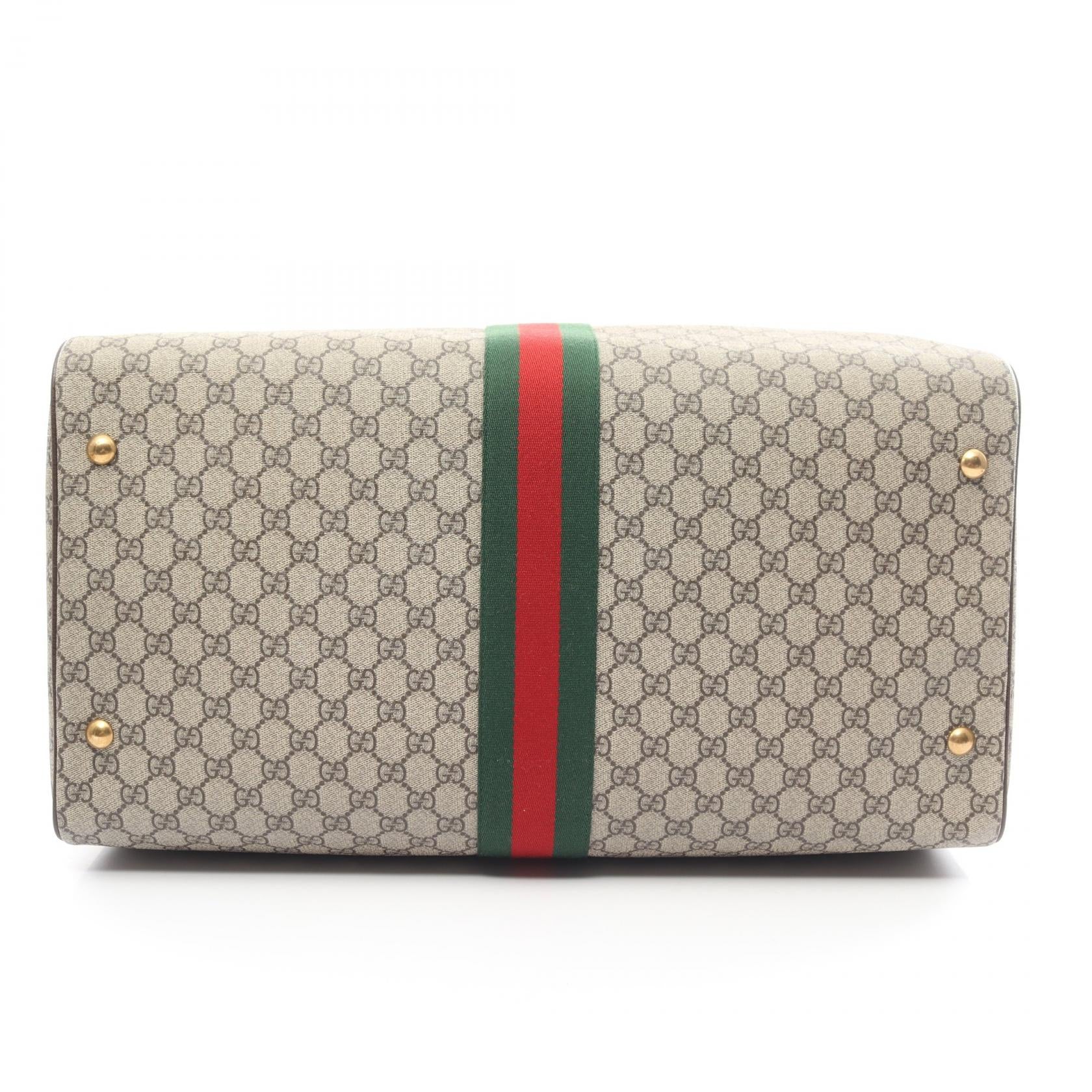 Gucci GG Supreme Boston Bag PVC Leather