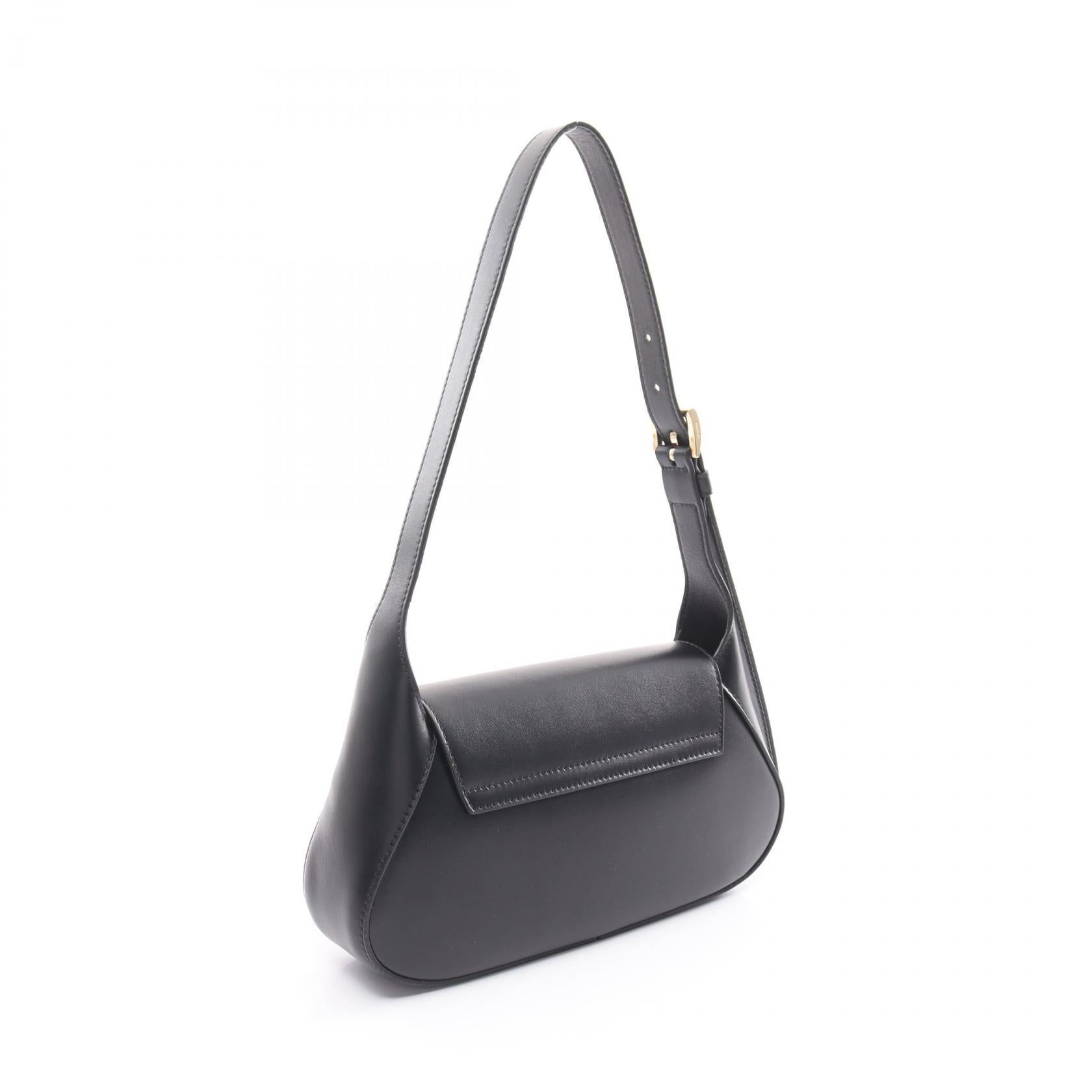 Prada Leather City Calf Shoulder Bag Black