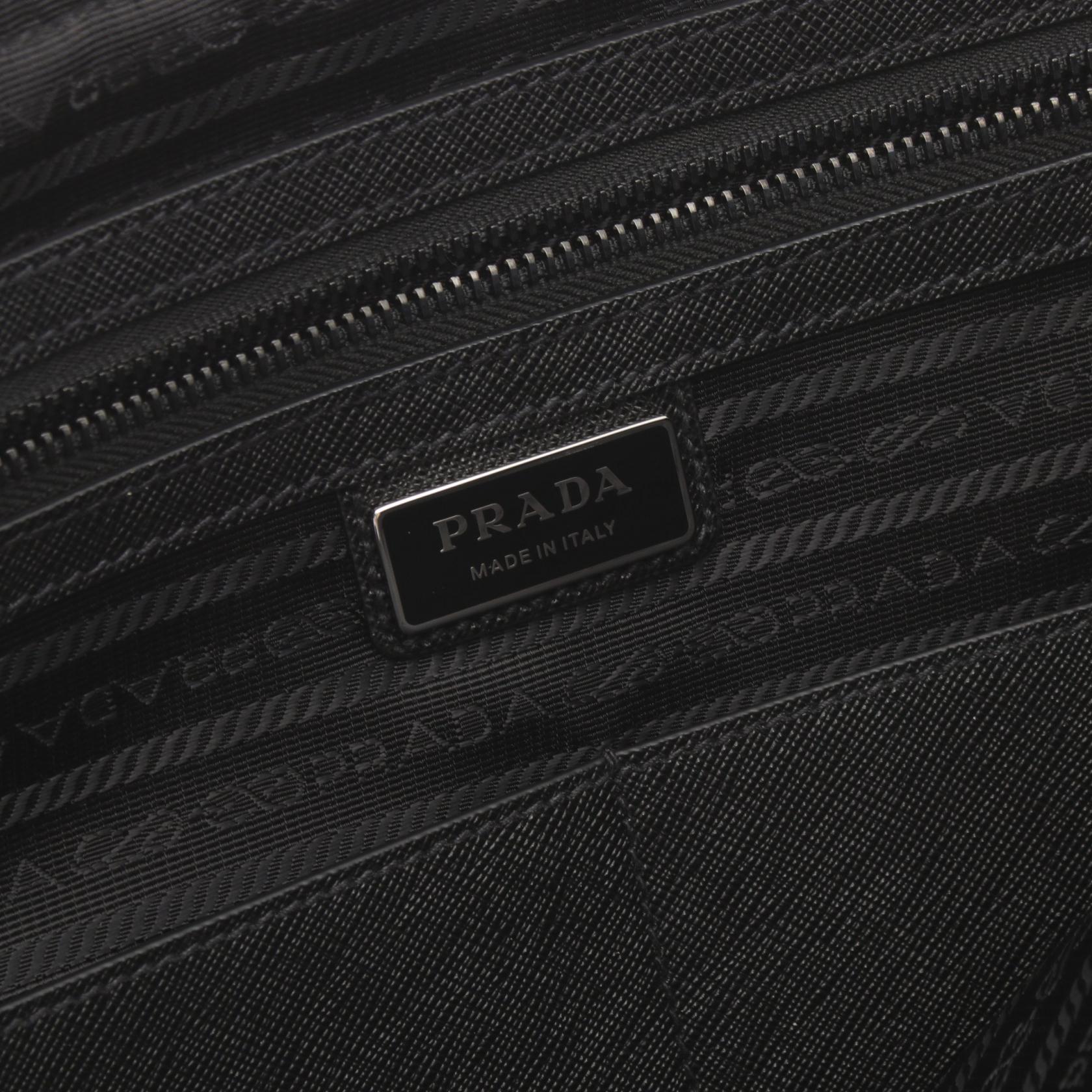 Prada Nylon Leather Briefcase 2VE3682DMHF0002