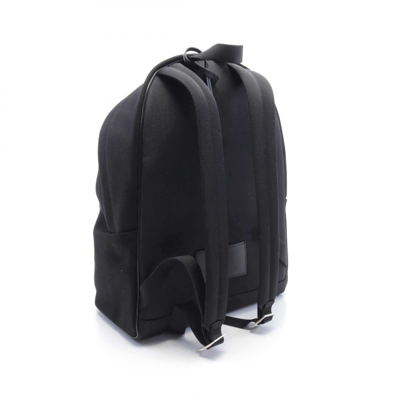 Saint Laurent Cotton City Backpack Black