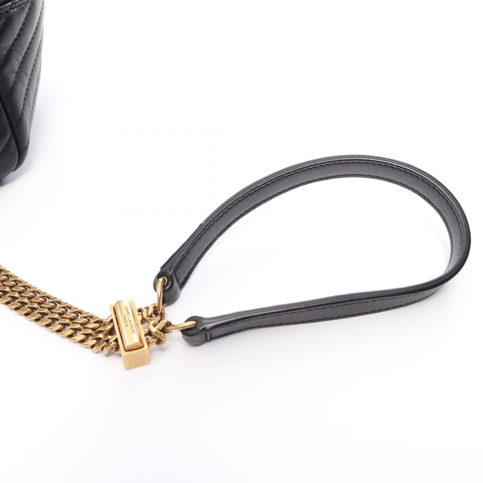 Saint Laurent Joe Mini Leather Bucket Bag