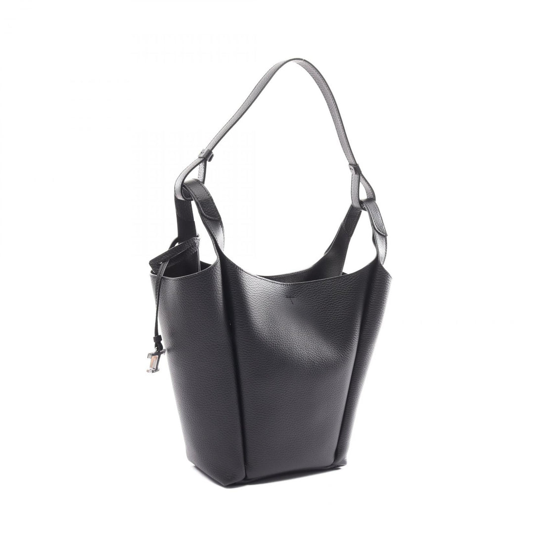 Tod's Leather Bucket Shoulder Bag Black