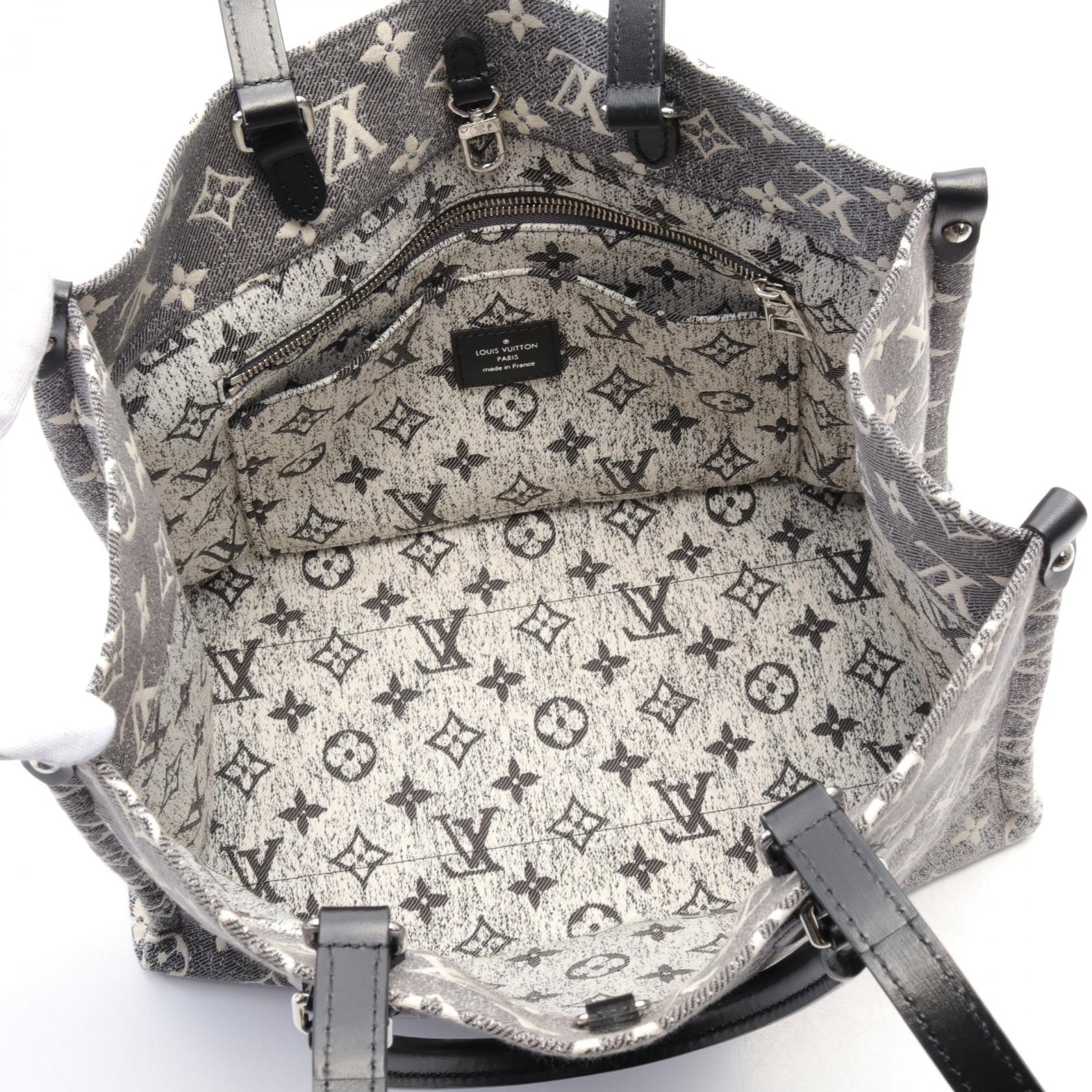 Louis Vuitton Monogram Denim OnTheGo MM Tote Bag