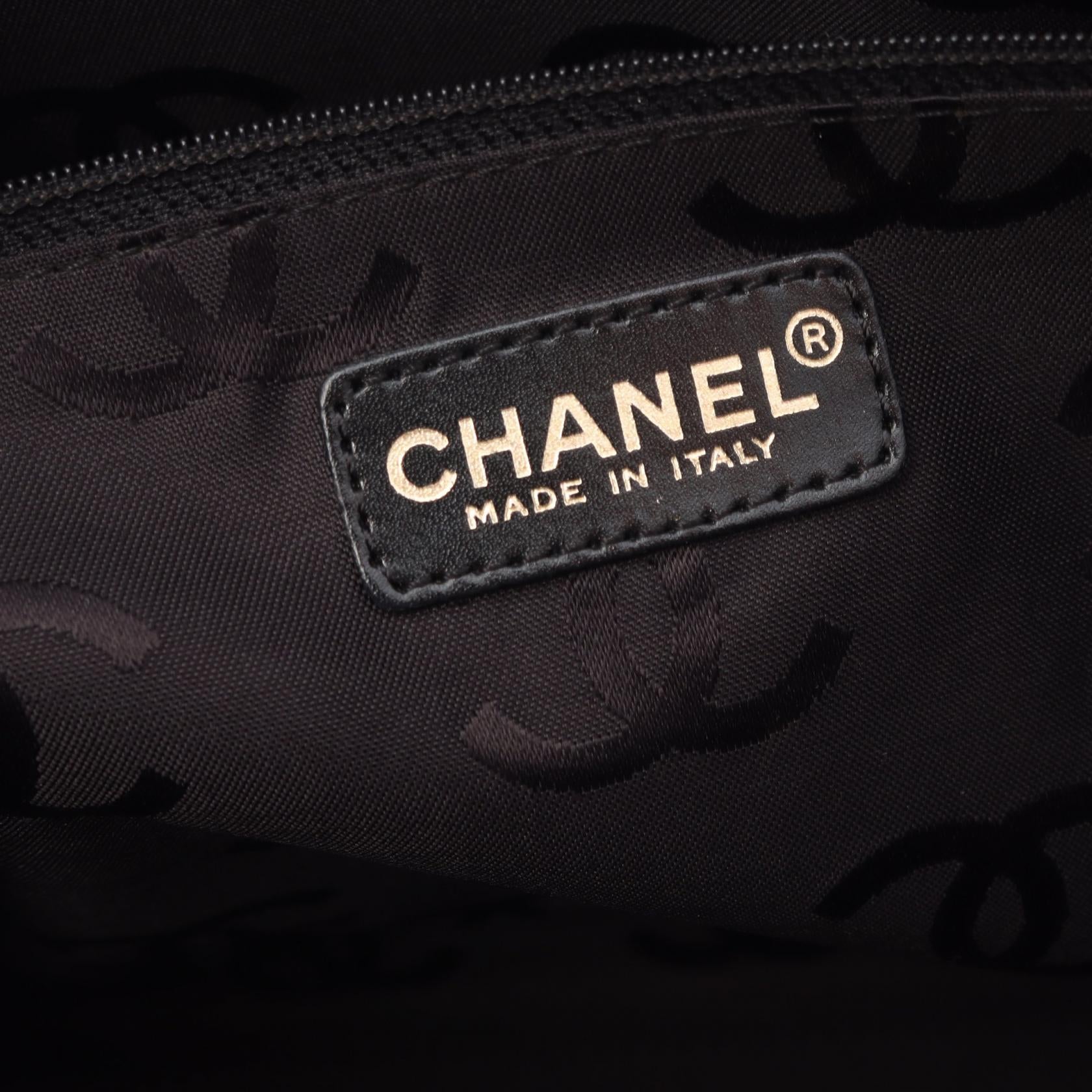 Chanel Caviar Skin Coco Mark Tote Bag