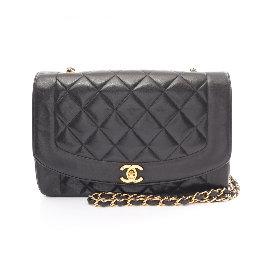 Chanel Diana Flap Lambskin Shoulder Bag A01165