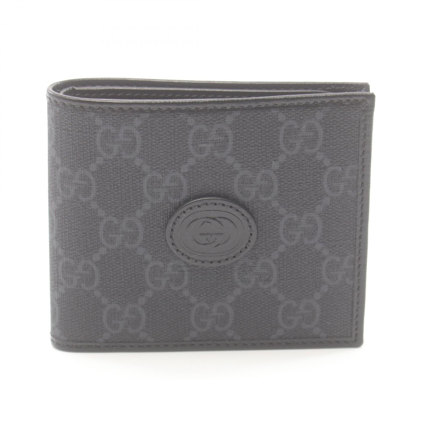 Gucci Interlocking G GG Supreme Bifold Wallet