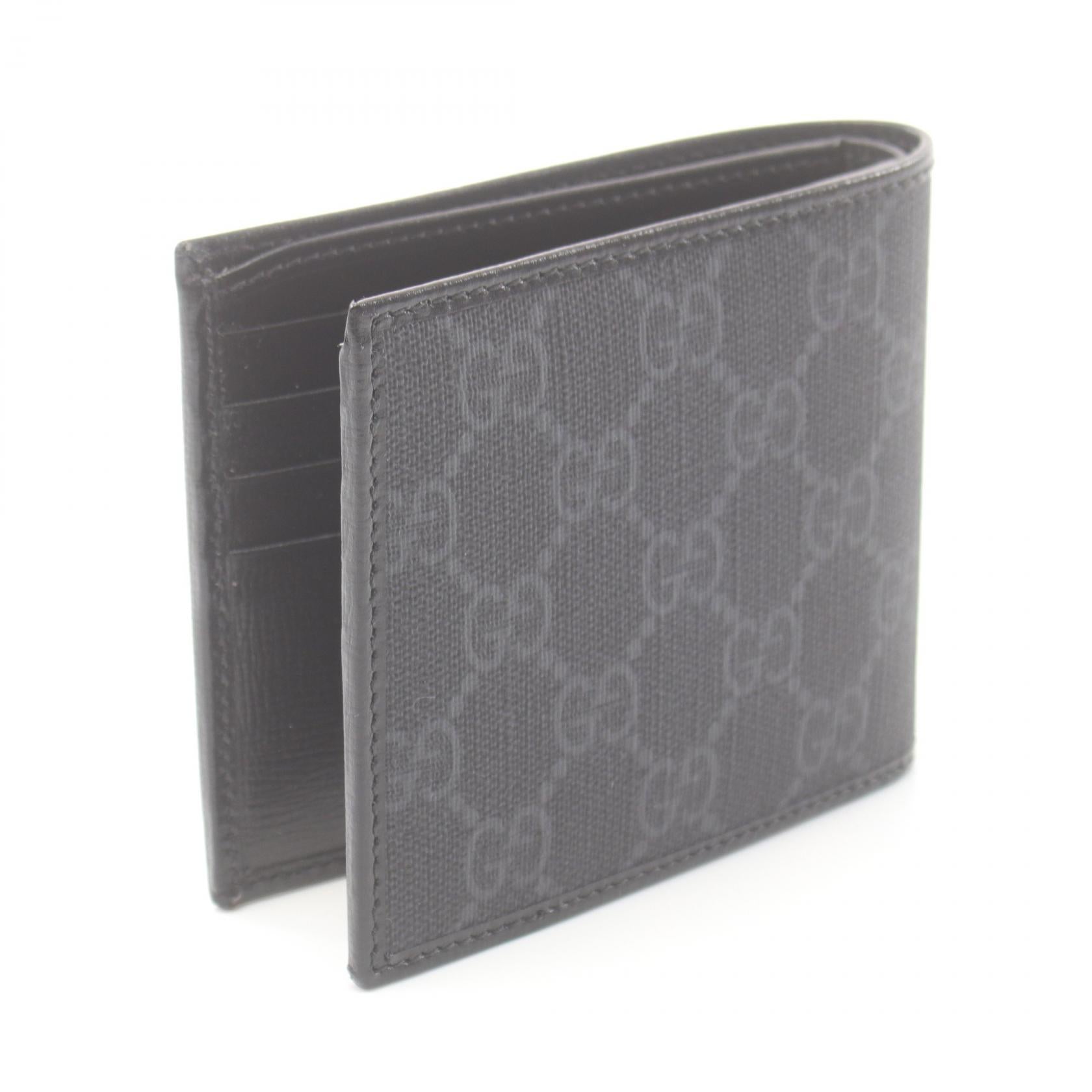 Gucci Interlocking G GG Supreme Bifold Wallet