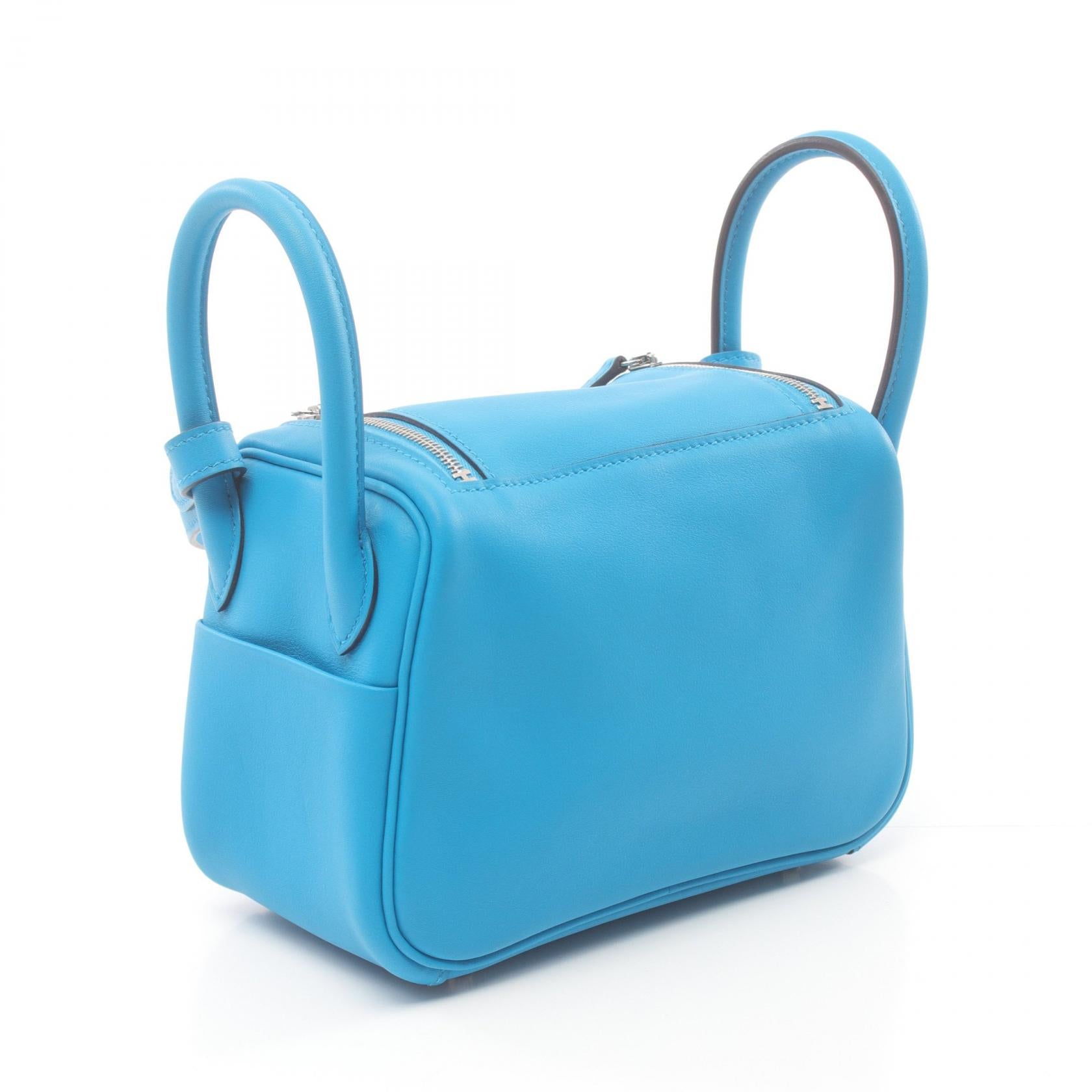 Hermes Lindy Mini Shoulder Bag Blue