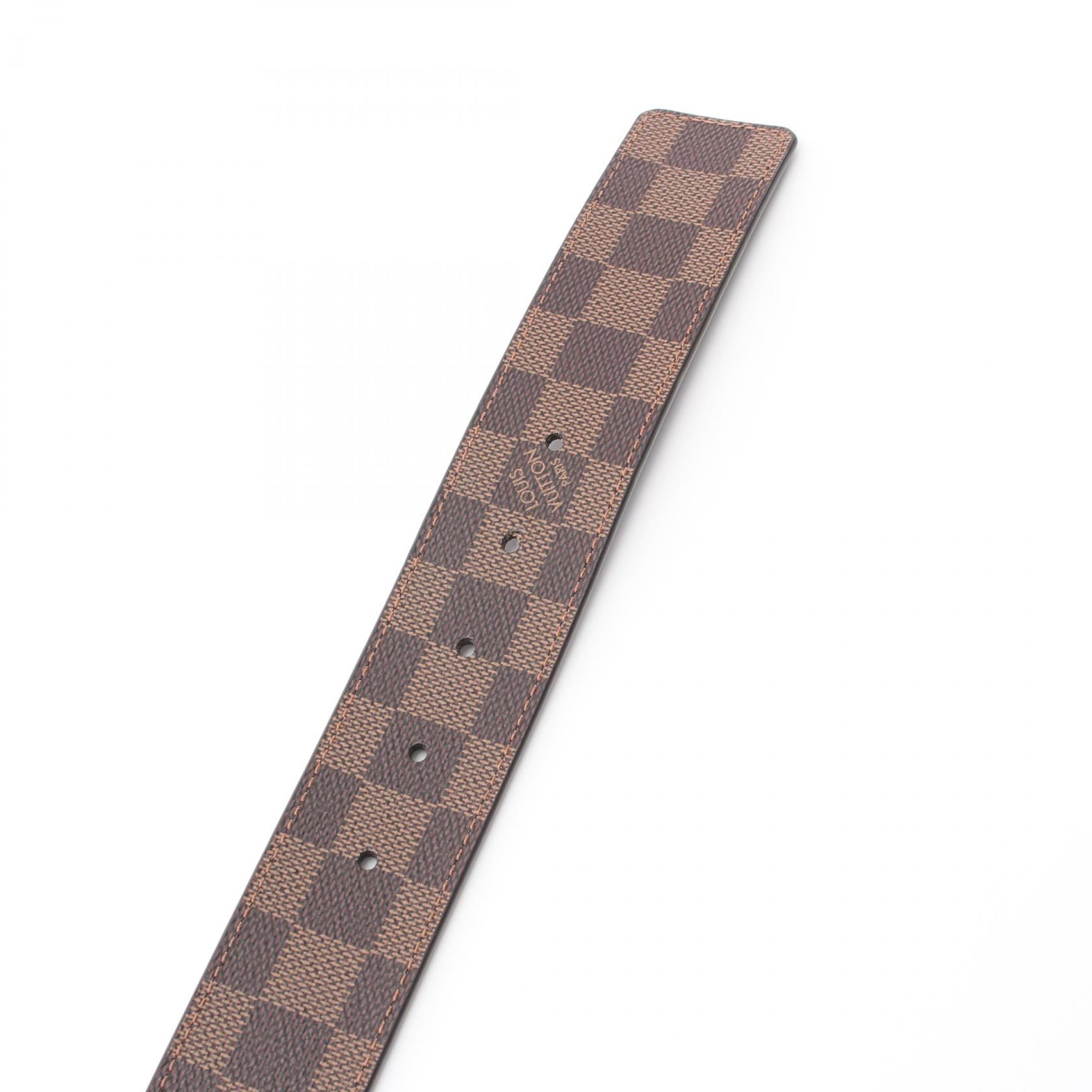 Louis Vuitton Reversible Damier Ebene Belt