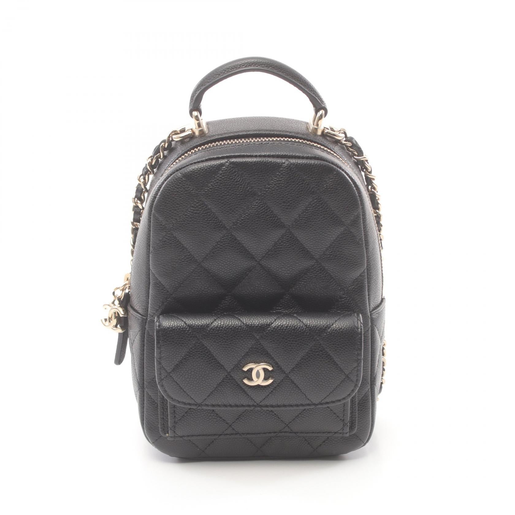 Chanel Caviar Skin Matelasse Backpack AP3753