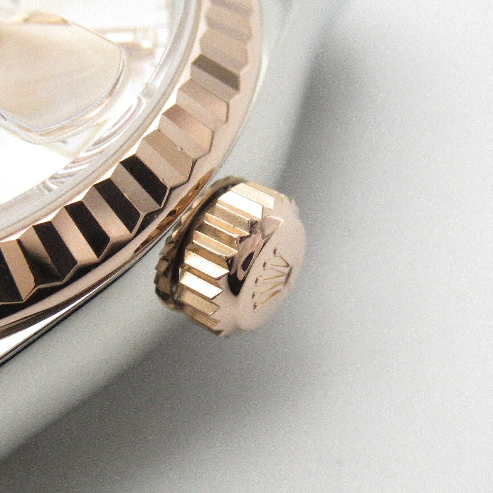 Rolex Datejust G Pink Gold Stainless Steel Watch