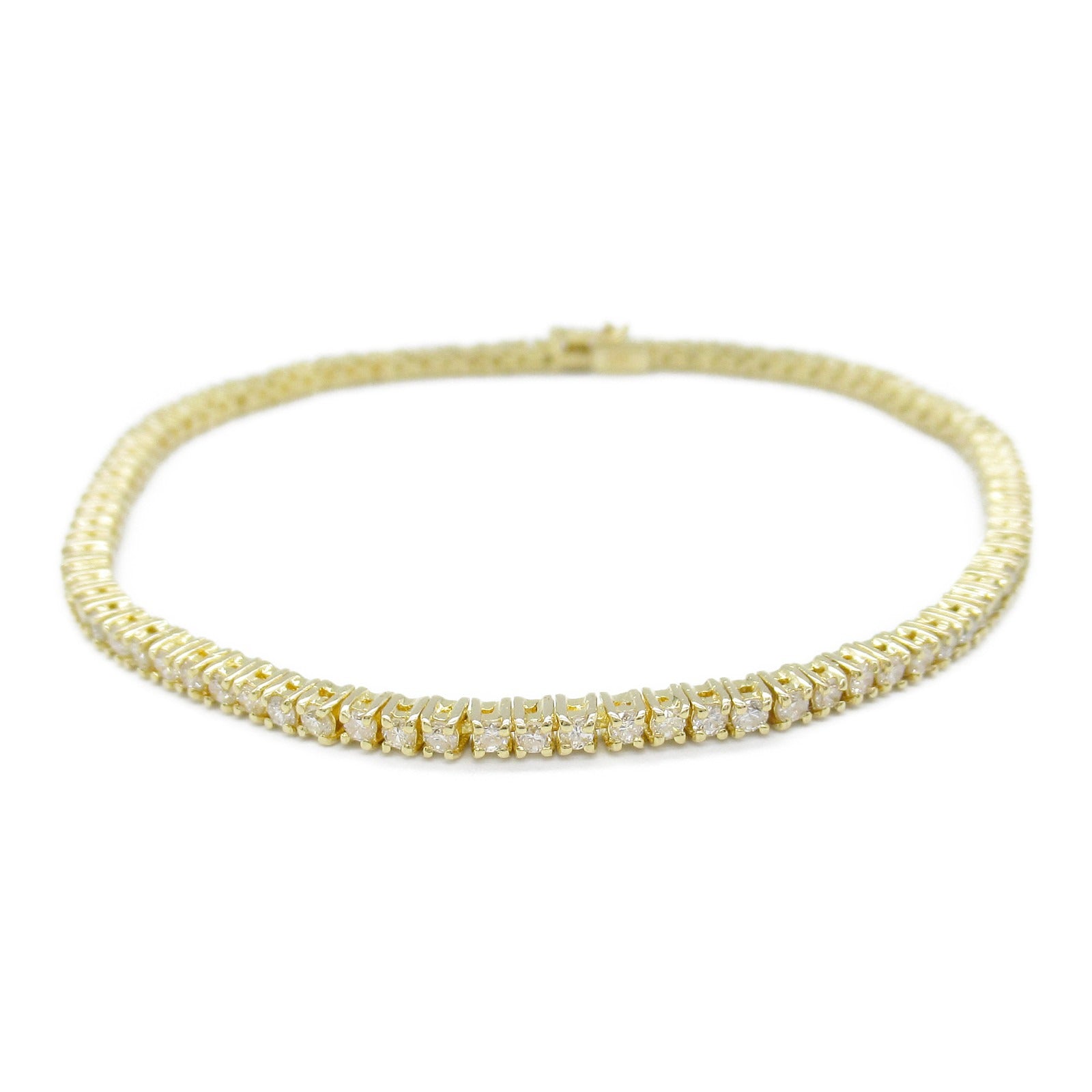 Diamond K18 Yellow Gold Bracelet Jewelry