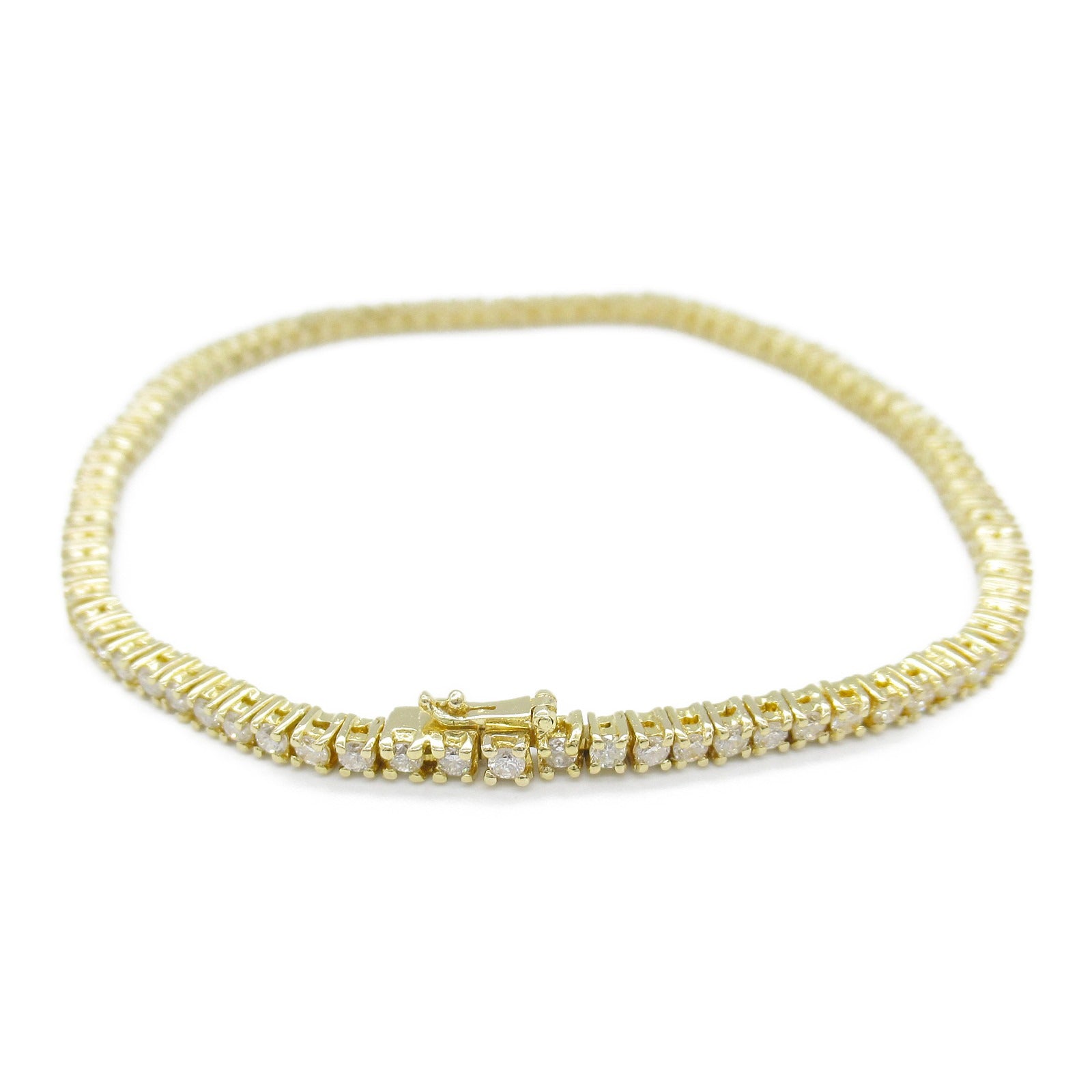 Diamond K18 Yellow Gold Bracelet Jewelry