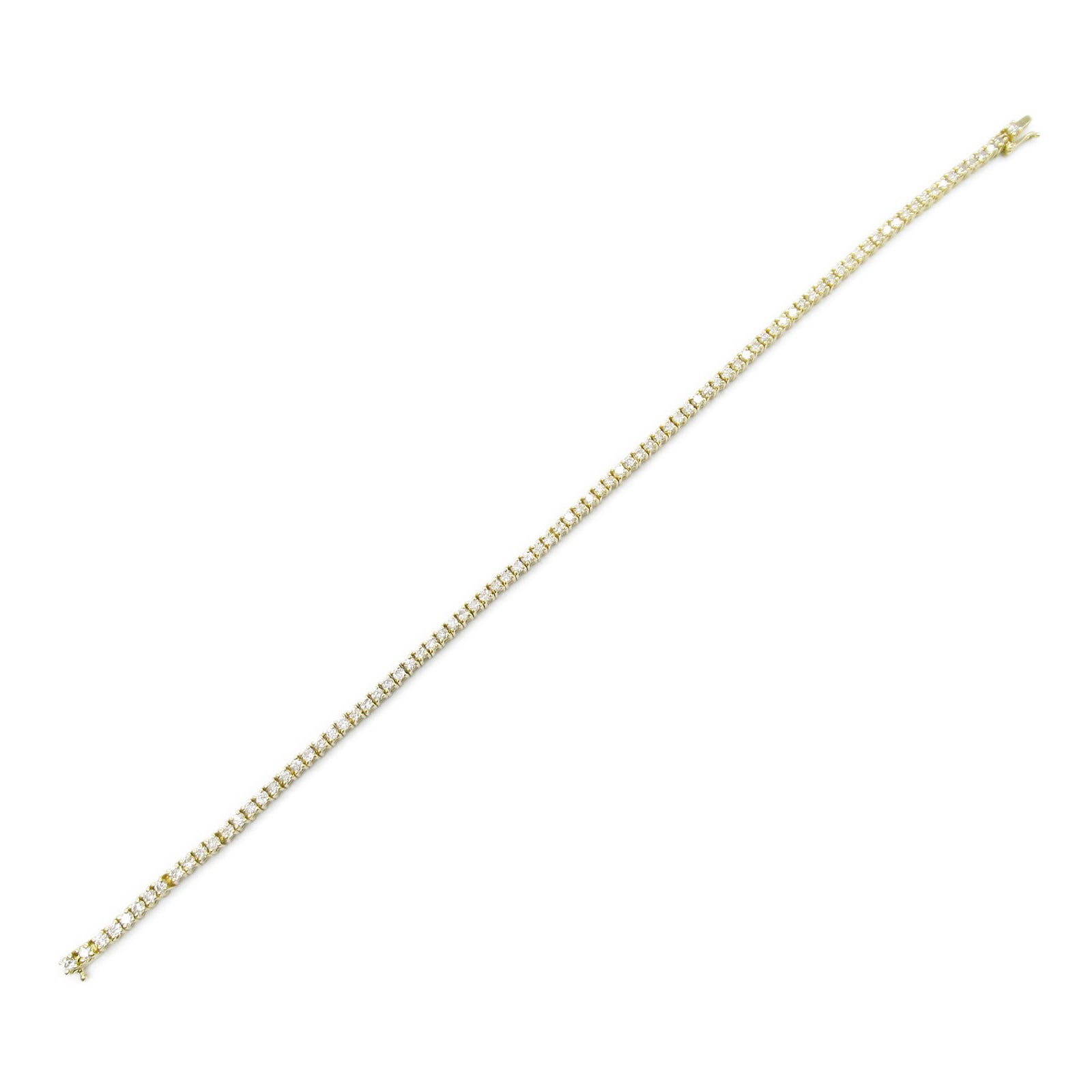 Diamond K18 Yellow Gold Bracelet Jewelry