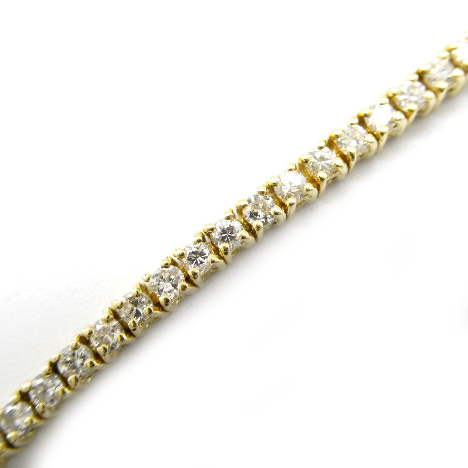 Diamond K18 Yellow Gold Bracelet Jewelry