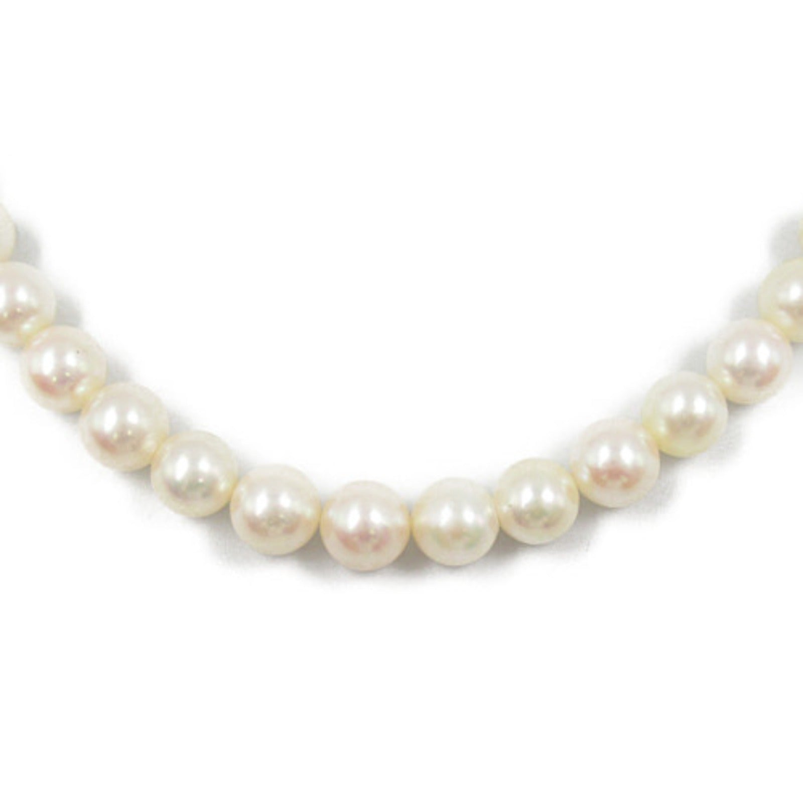 Akoya Pearl Necklace Silver 925 Jewelry