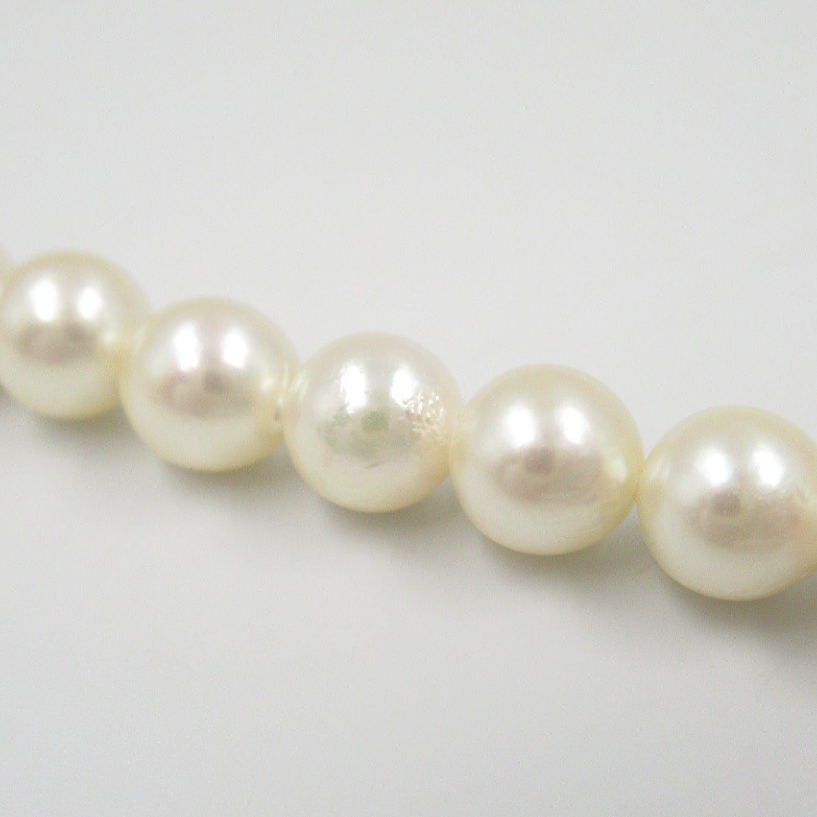 Akoya Pearl Necklace Silver 925 Jewelry