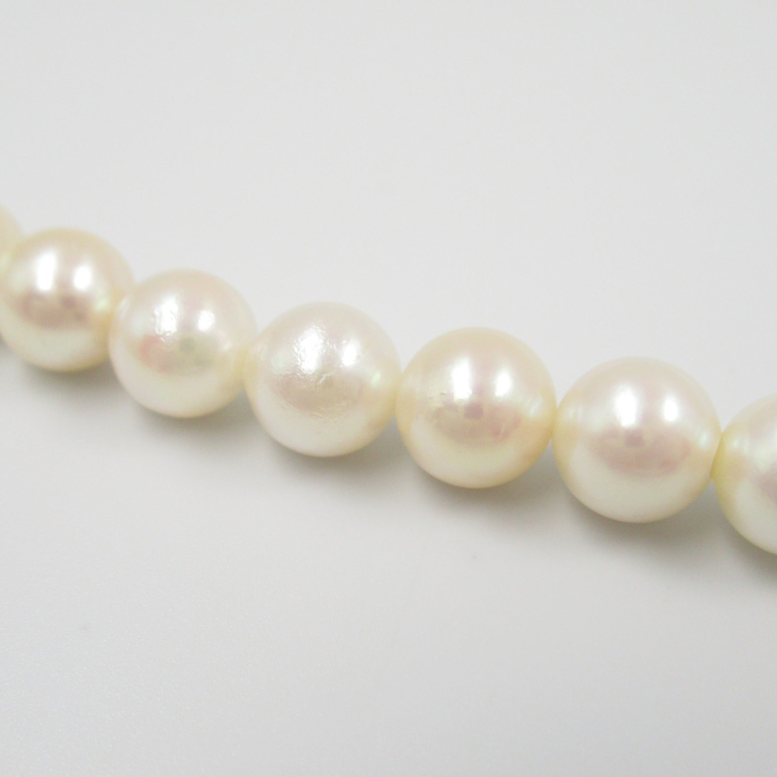 Akoya Pearl Necklace Silver 925 Jewelry