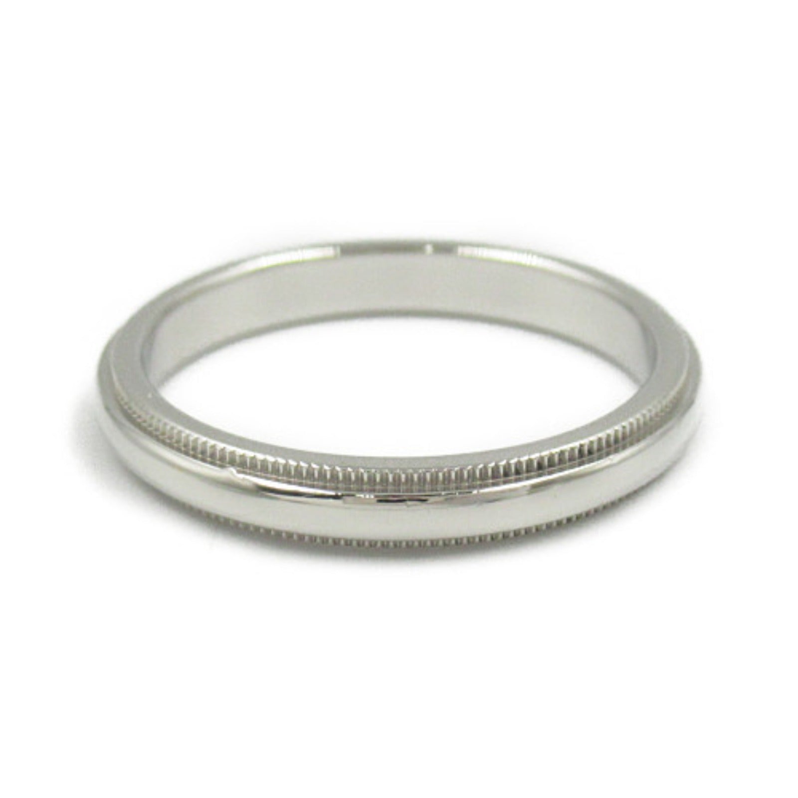 Tiffany & Co Milgrain Ring Pt950 Platinum