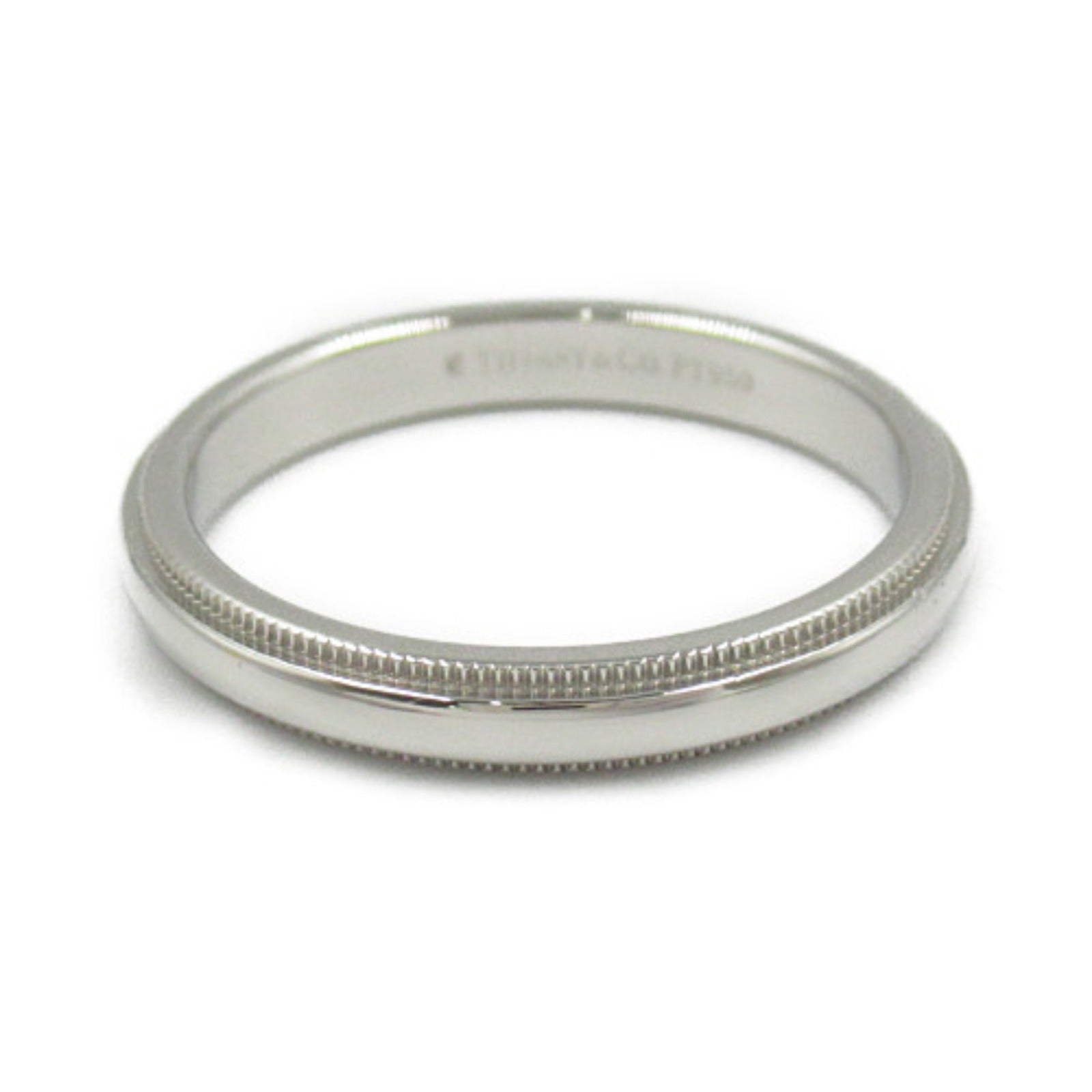 Tiffany & Co Milgrain Ring Pt950 Platinum