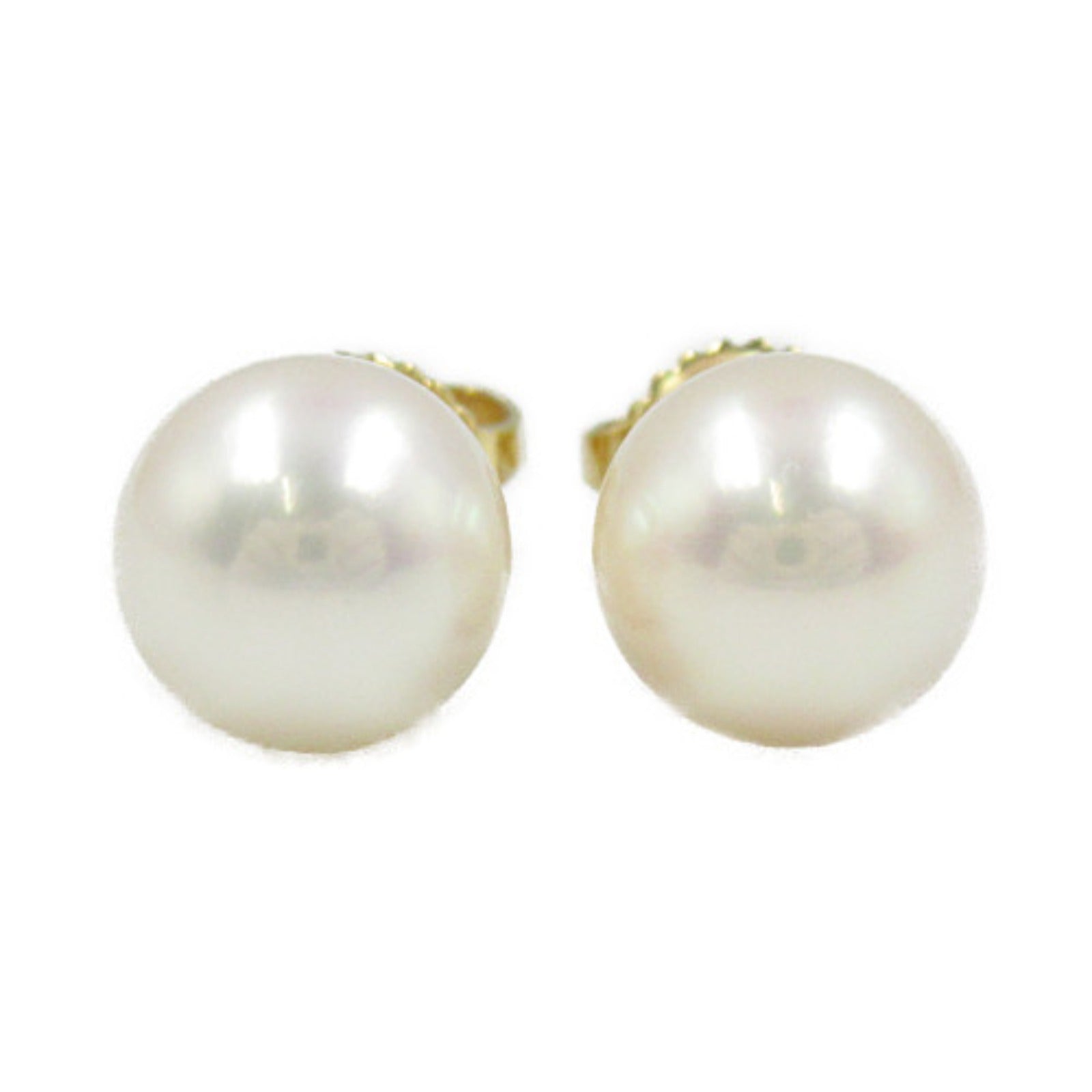 Tiffany & Co Pearl Earrings K18 Yellow Gold