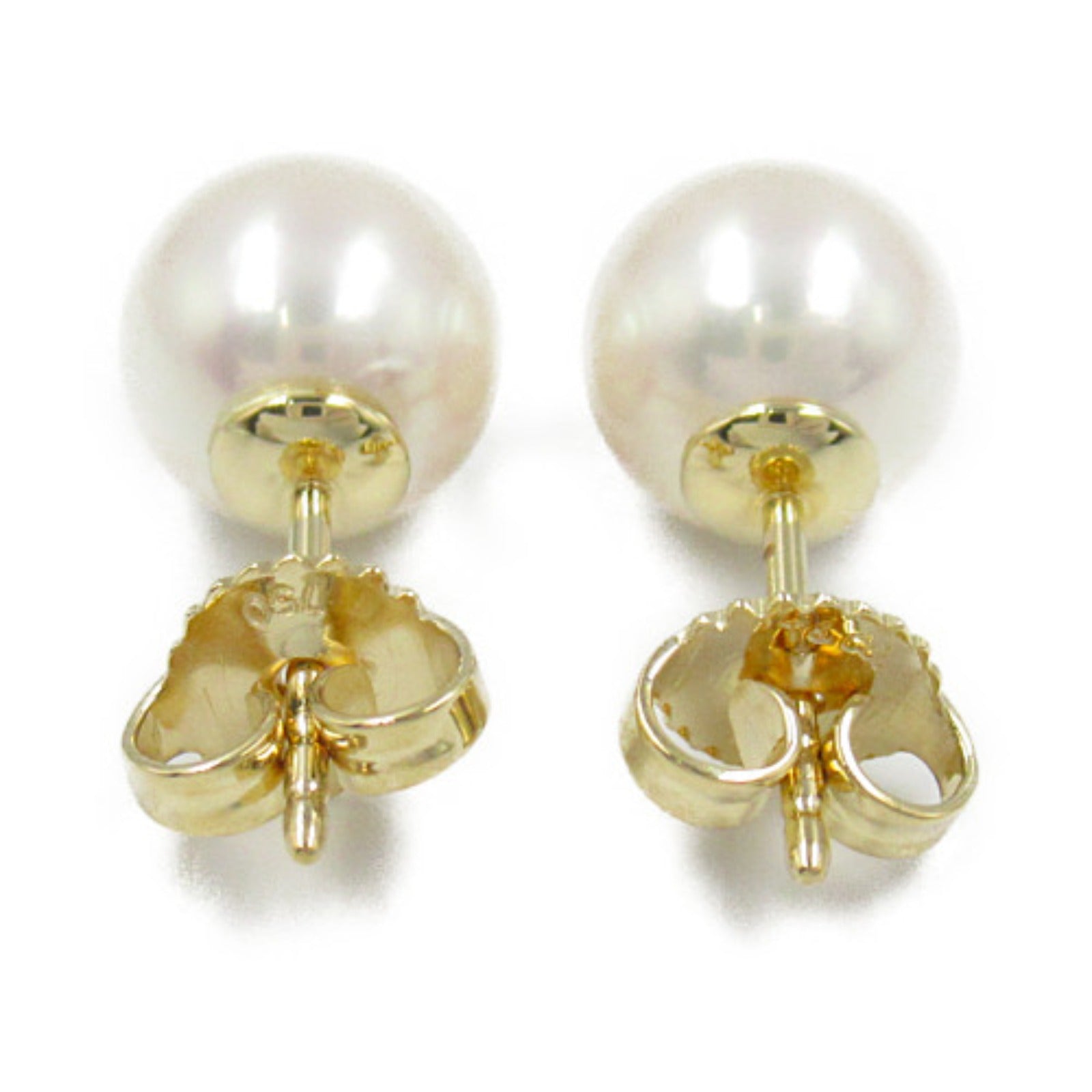 Tiffany & Co Pearl Earrings K18 Yellow Gold