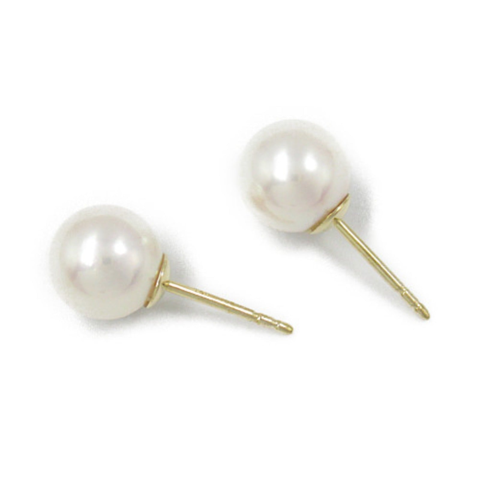 Tiffany & Co Pearl Earrings K18 Yellow Gold