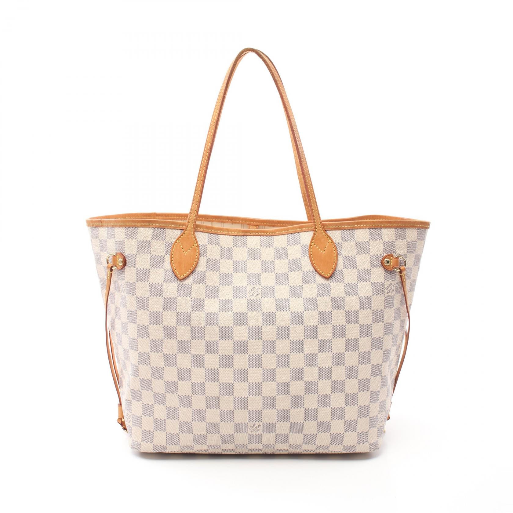 Louis Vuitton Damier Azur Neverfull MM Canvas Tote Bag N41361 in Good Condition